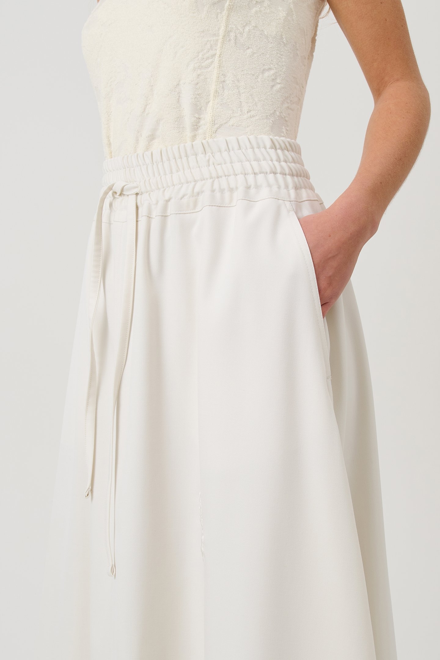 MEIR SKIRT WHITE 5