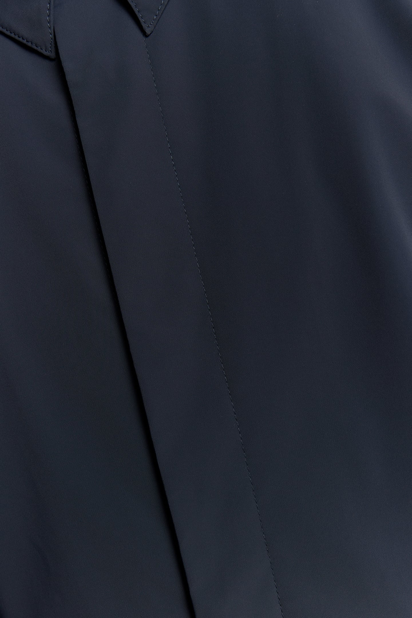 ZIP THROUGH NYLON OVERSHIRT DARK NAVY 6