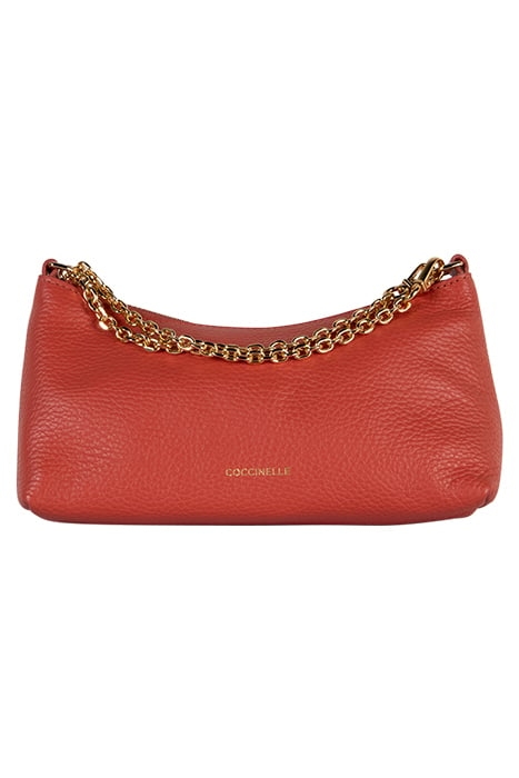SHOULDER CHAIN BAG IN GRAINED LEATHER 3
