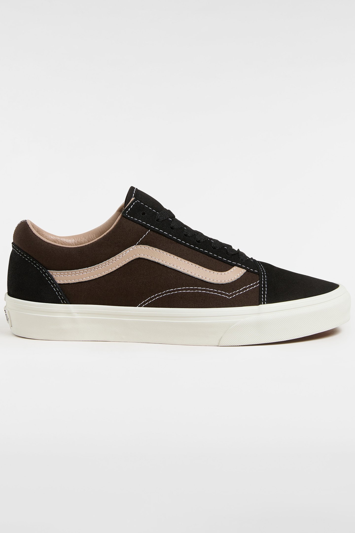 UNISEX OLD SKOOL 2-TONE BLACK/BROWN 1