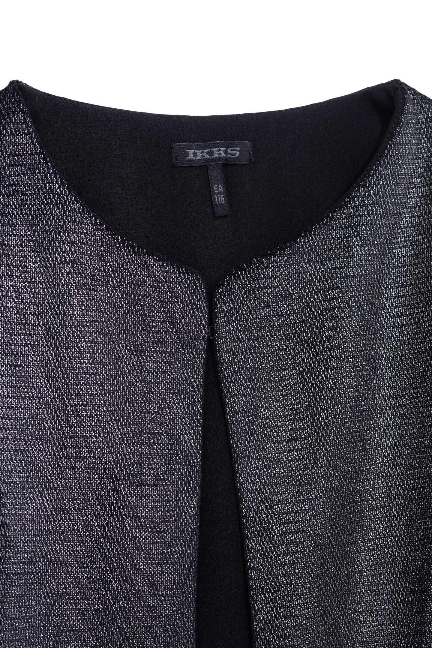 SILVER VELVET METALLIC SHORT JACKET 3