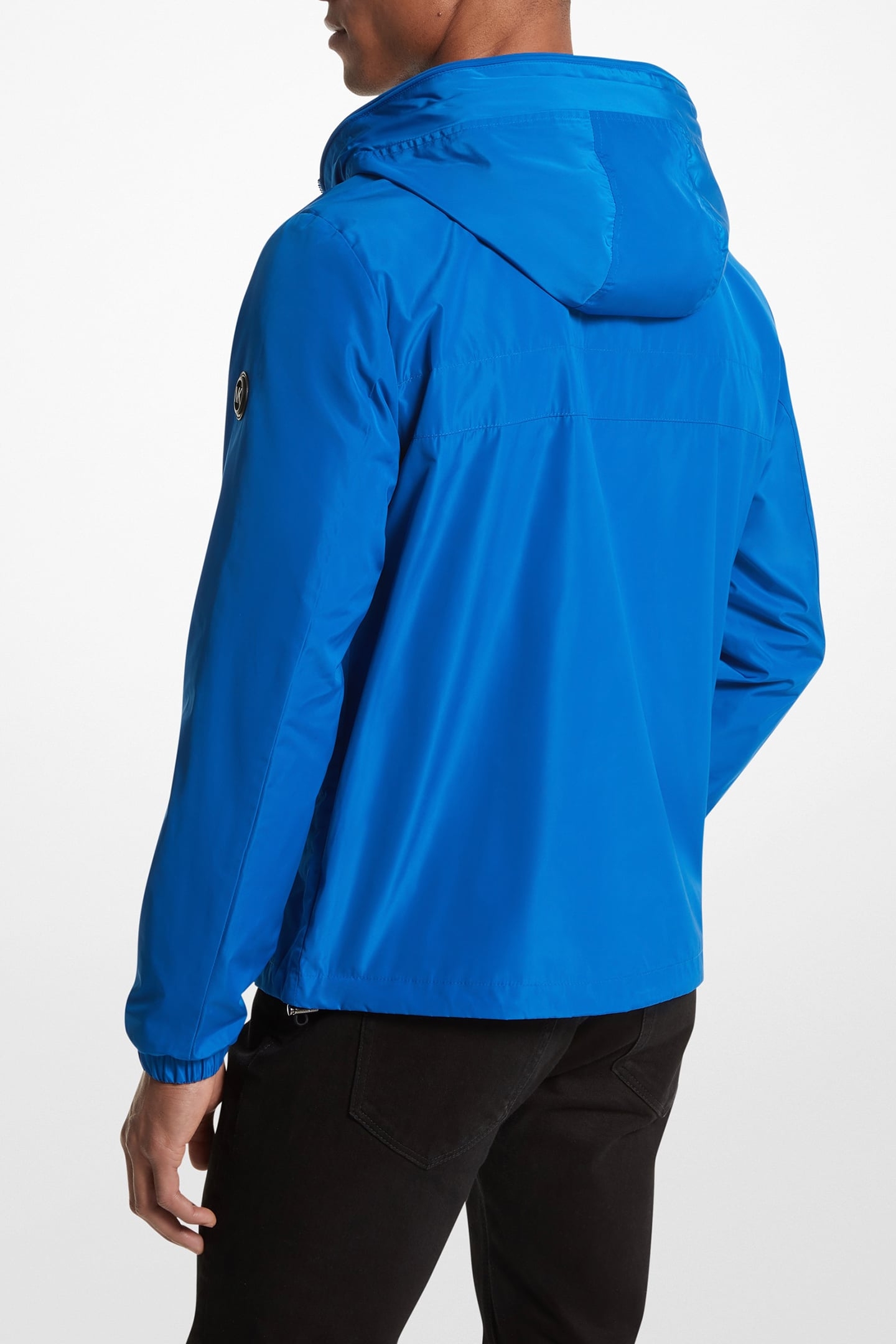 LOGO TAPE WINDBREAKER GRECIAN BLUE 2