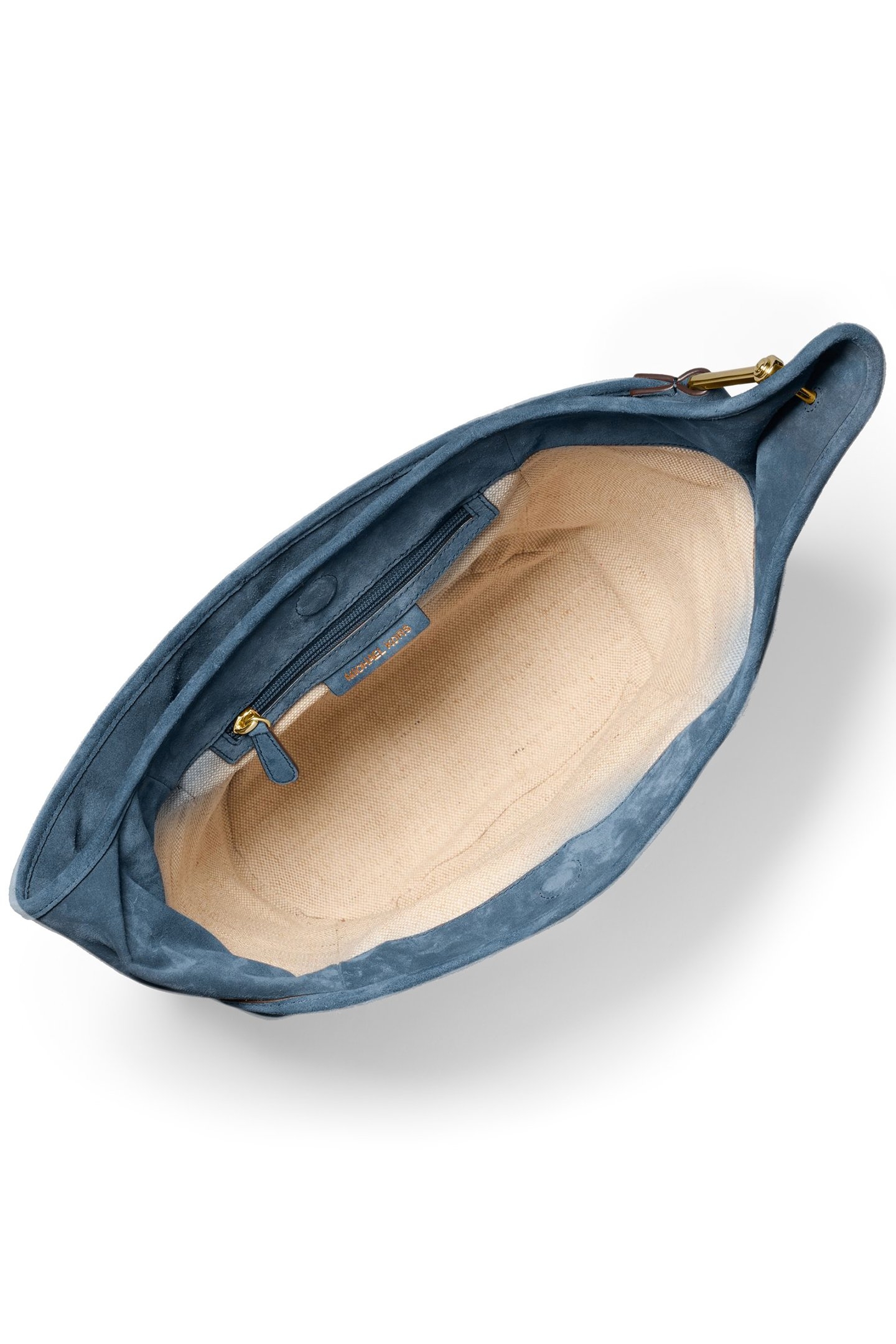 MEDIUM HOBO SHOULDER BAG IN CHAMBRAY BLUE 4