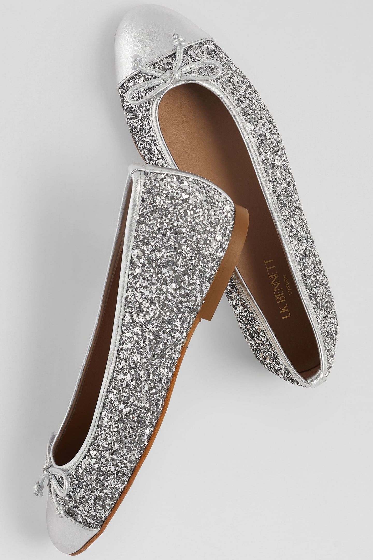 FL KARA BALLERINA FLAT SILVER 3