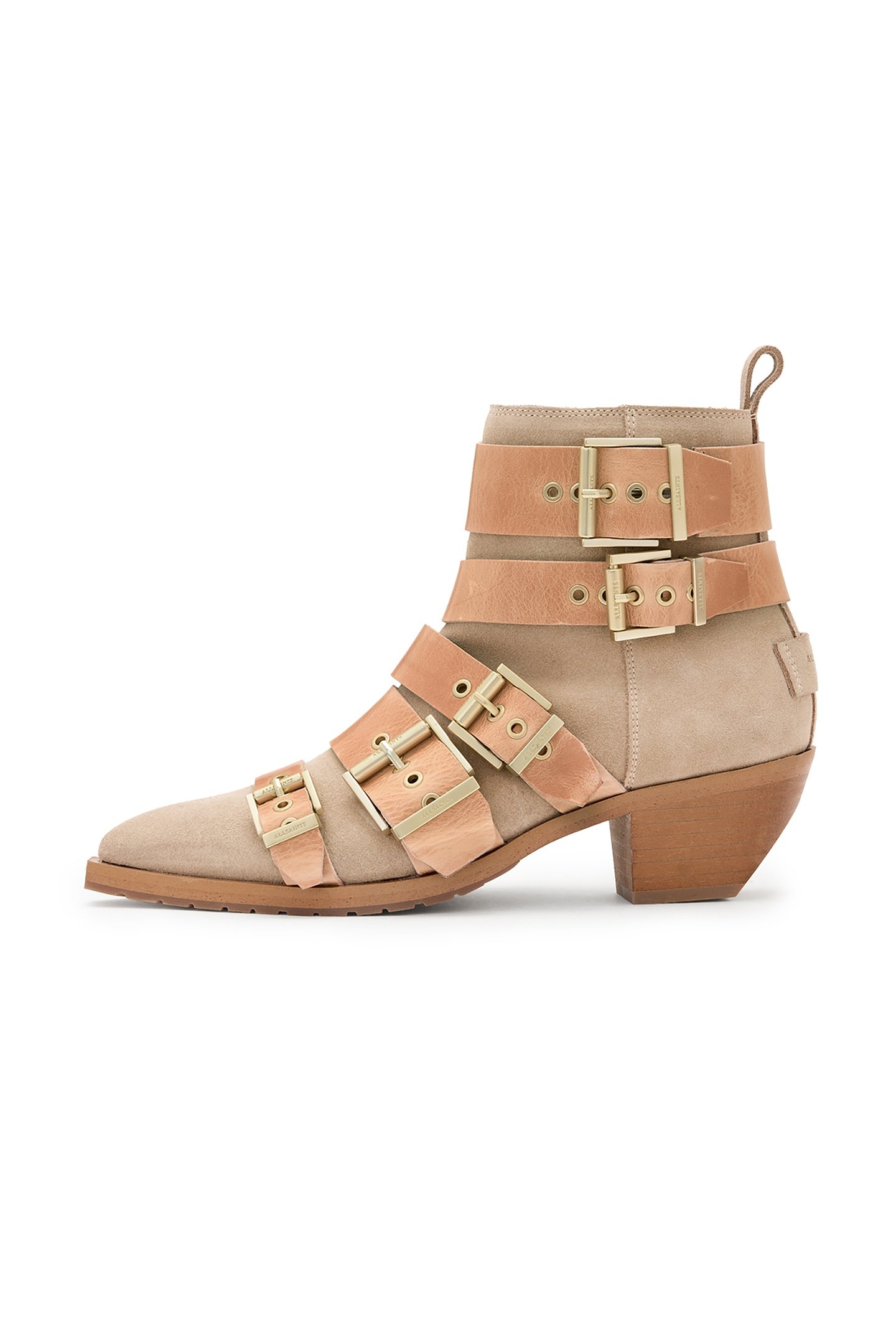 JANE BUCKLE BOOT SAND BROWN 1