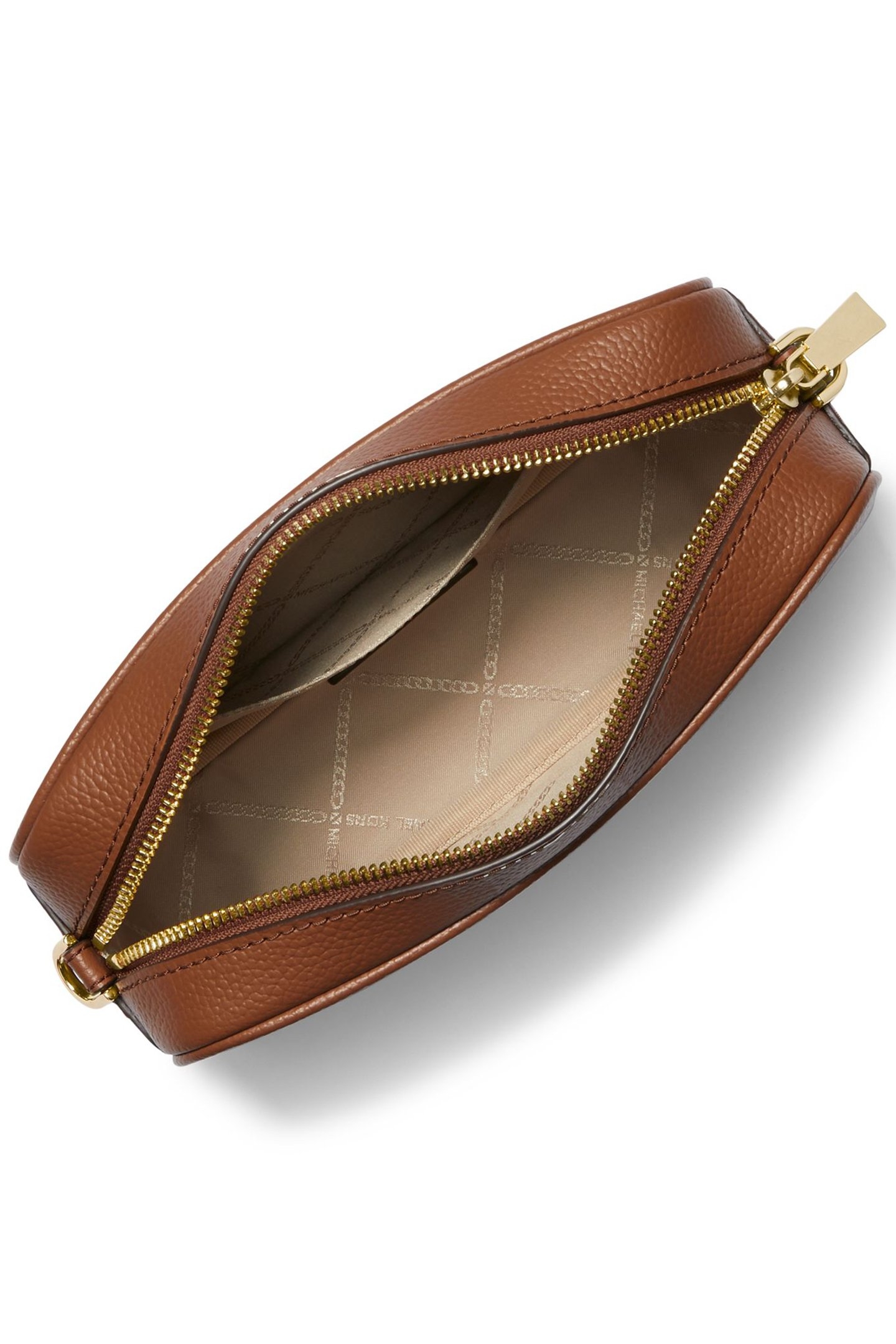 LEATHER CAMERA CROSS BODY BAG IN BROWN 4