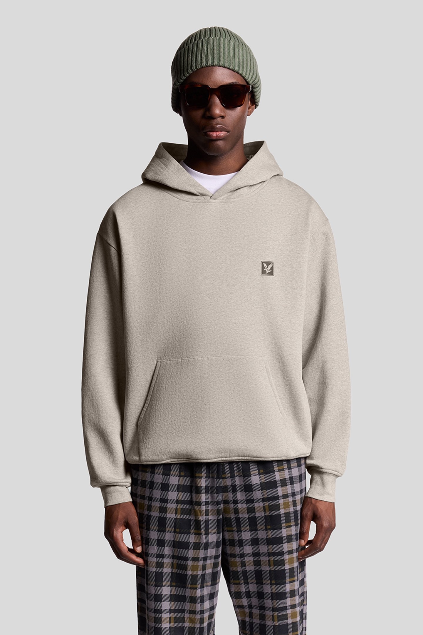 LOUNGEWEAR PULLOVER HOODIE OATMEAL MARL 1