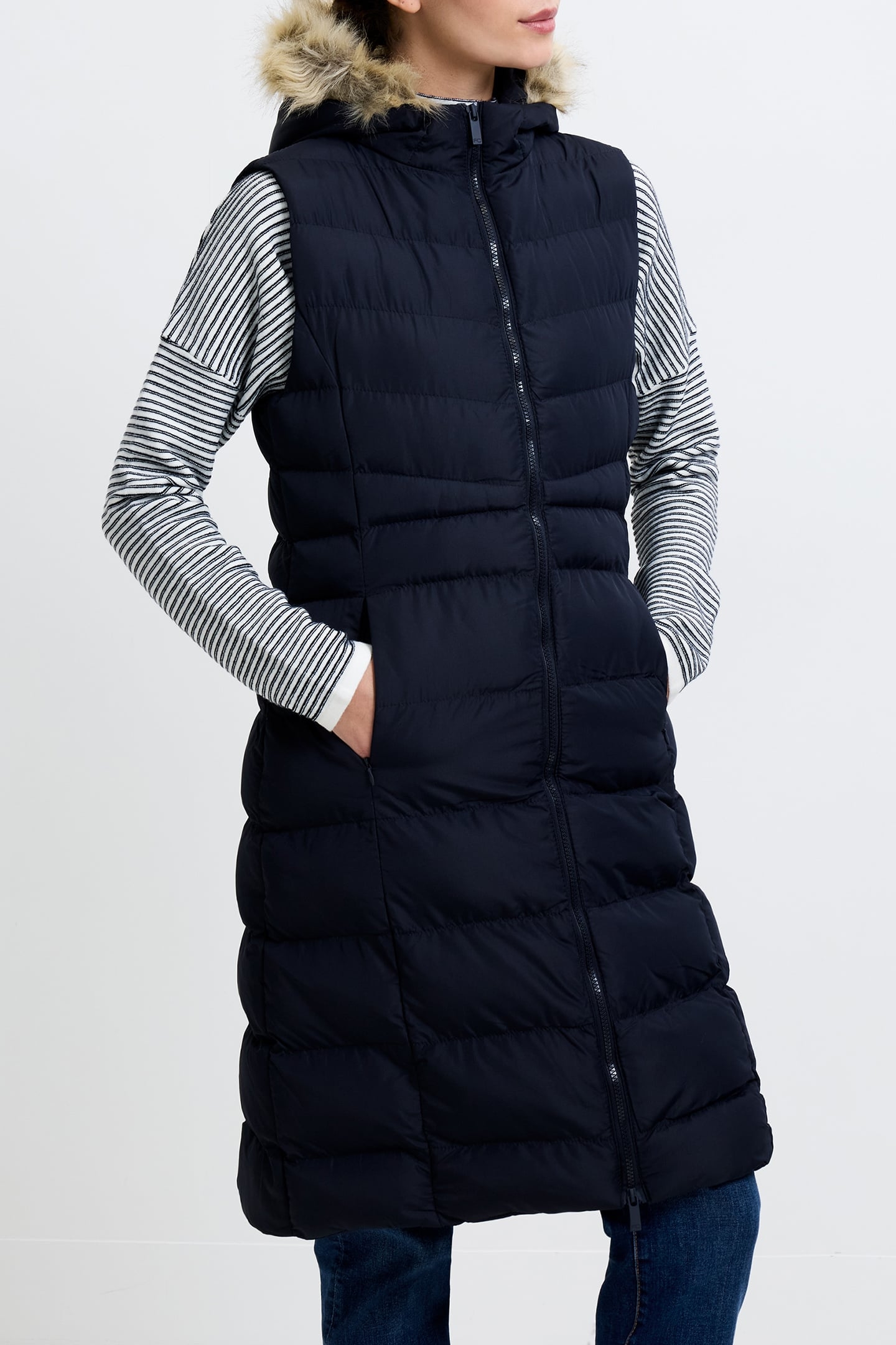 CHEV PARKA GILET M MIDNIGHT BLUE 1