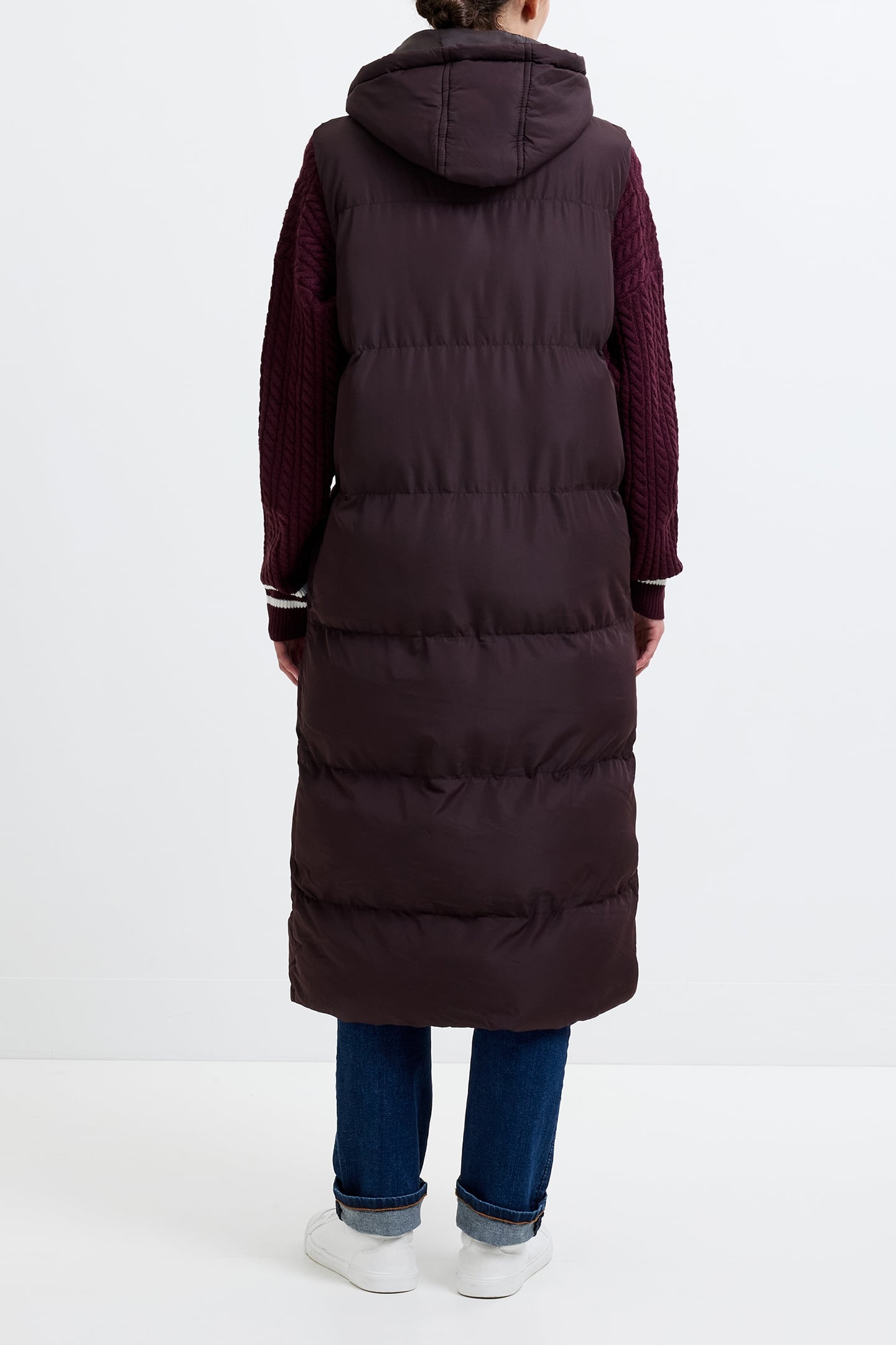 ROW GILET L CHOCOLATE 2