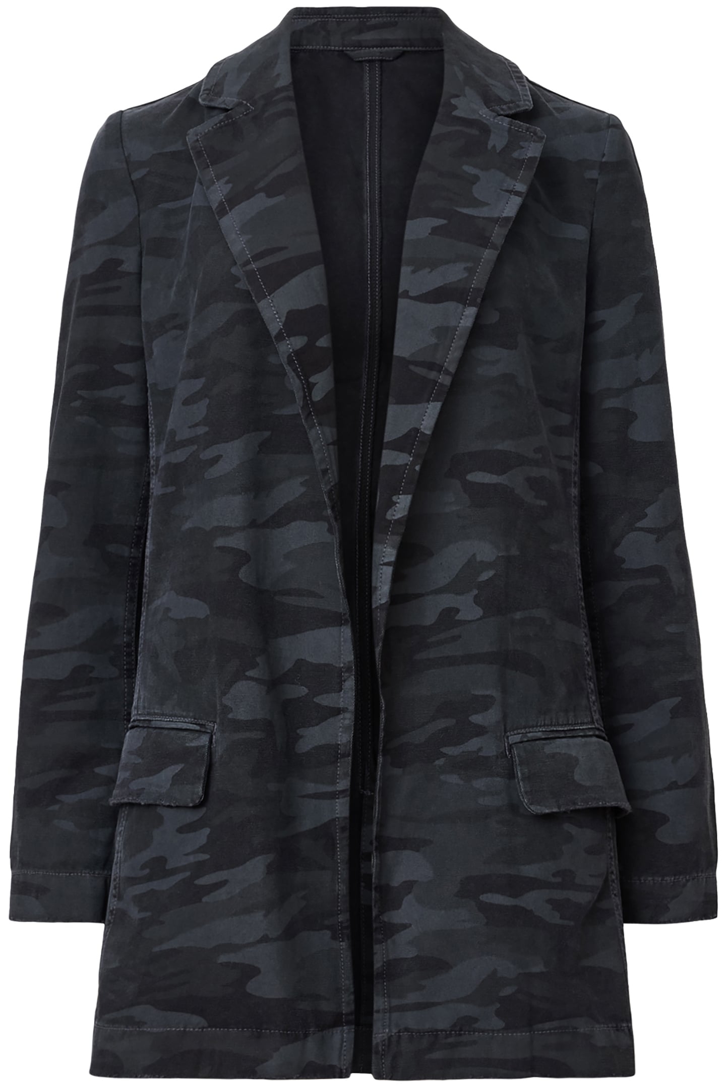 ALEIDA DENIM BLAZER CAMO INK BLUE 6