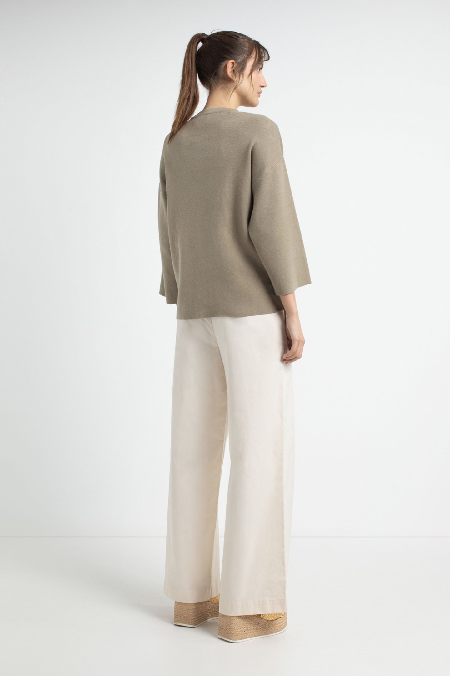 JAMES SWEATER LIGHT OLIVE 3