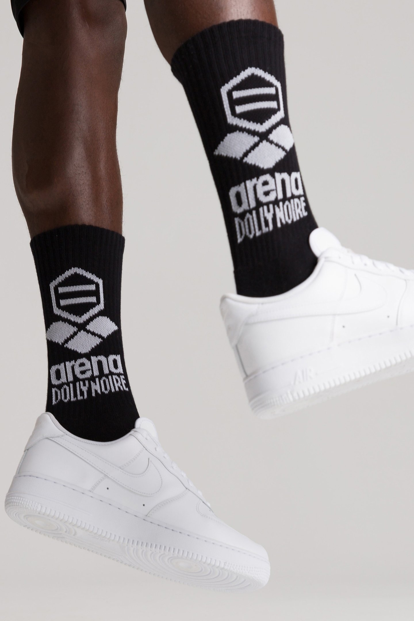 ARENA/DOLLY NOIRE SOCKS BLACK-WHITE 5