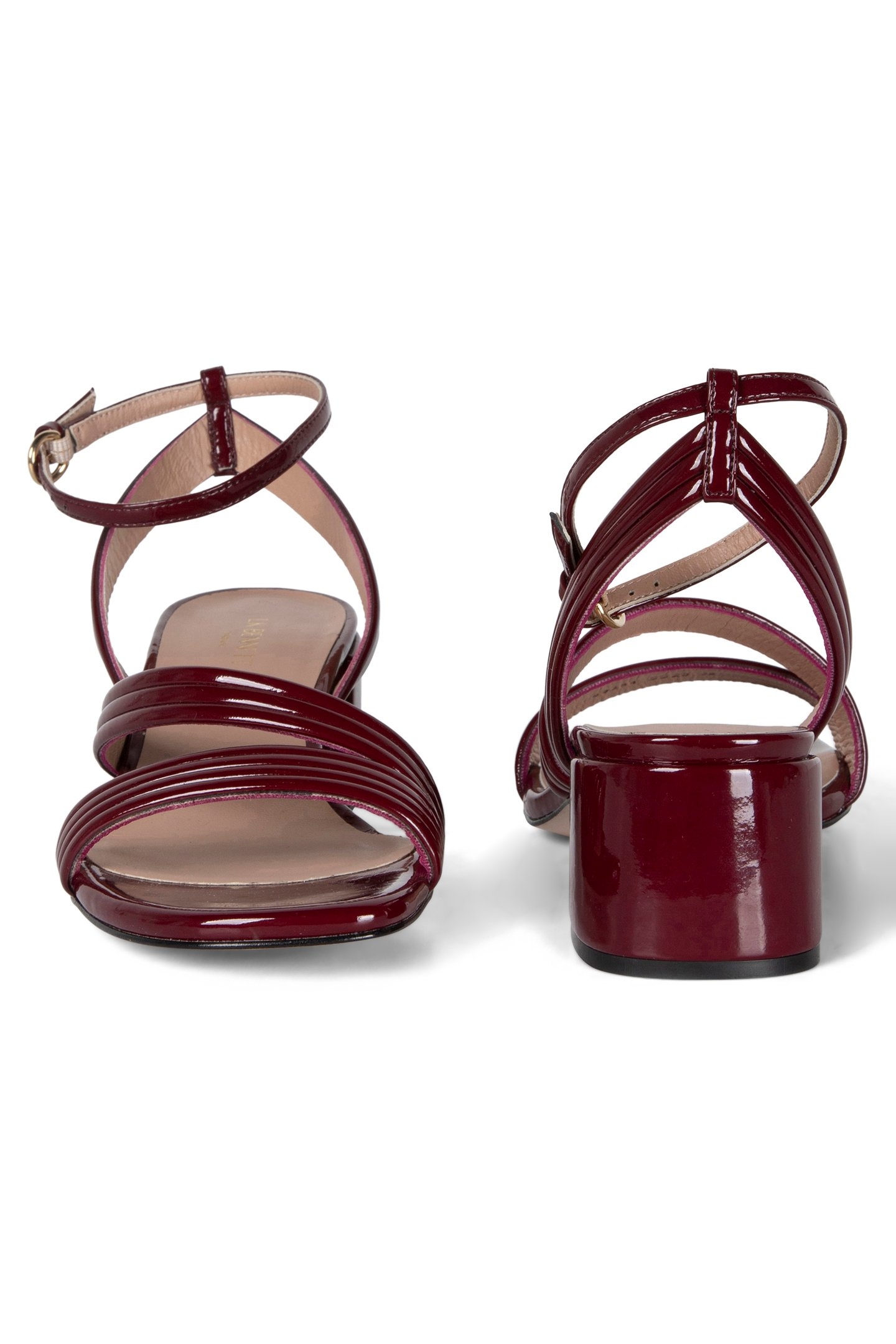 FS ETTA STRAP LOW BLOCK BORDEAUX 2