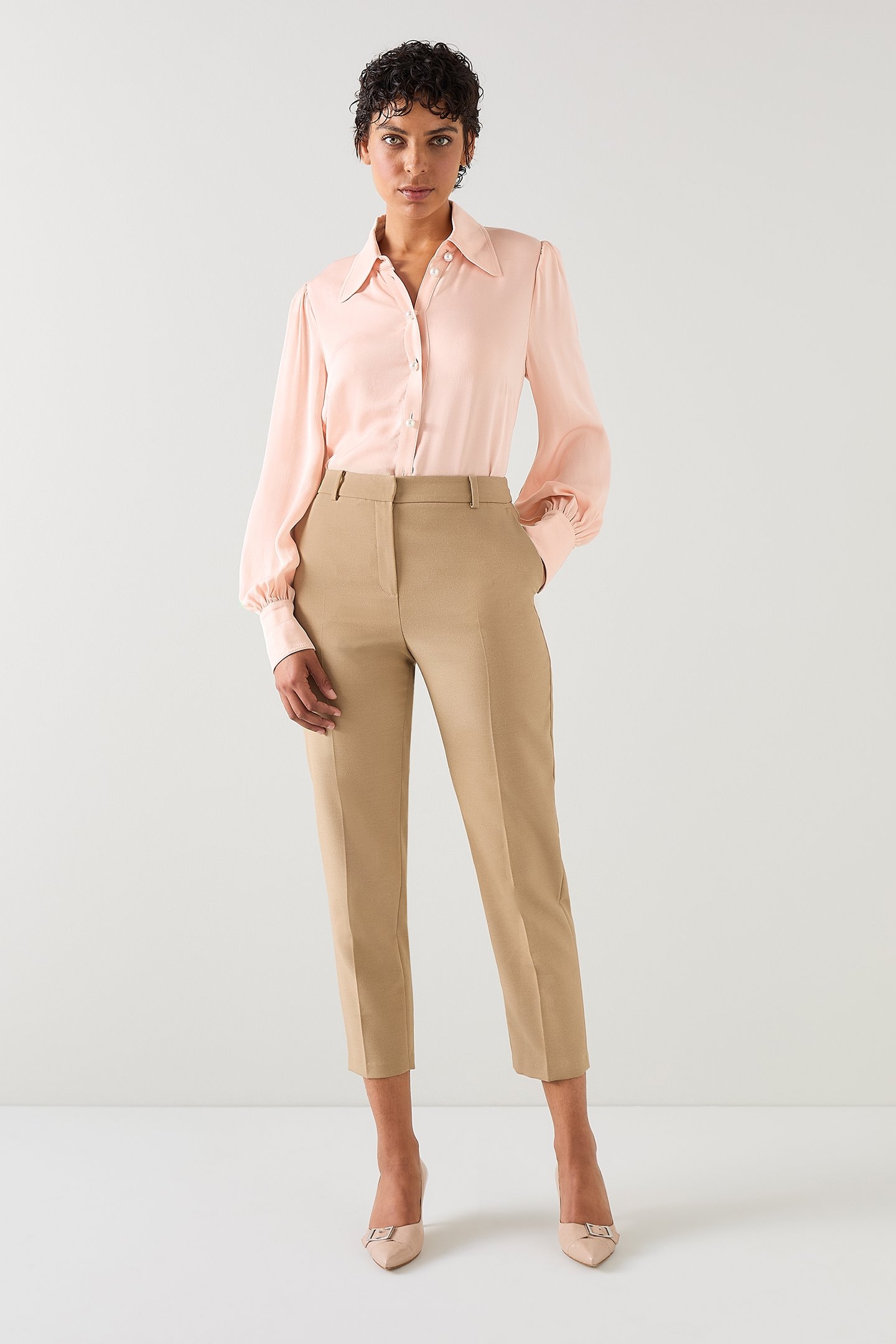 TW SONYA CREPE BLOUSE PINK 2