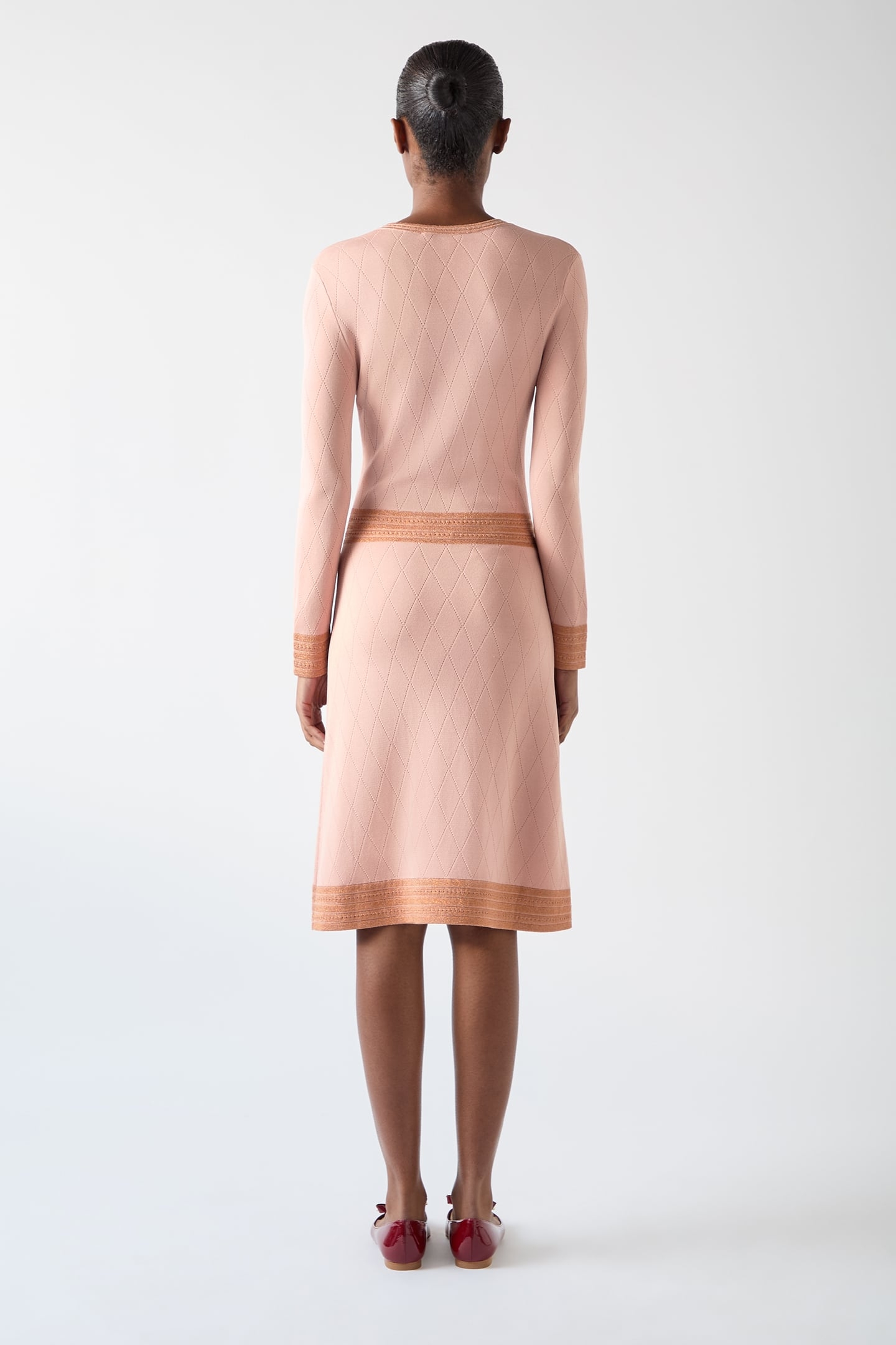 DR MARA METALLIC DRESS LIGHT PINK 3