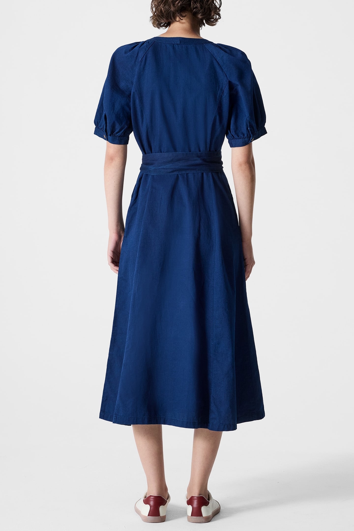 ZAVES CHAMBRAY SS DRESS CHAMBRAY BLUE 2