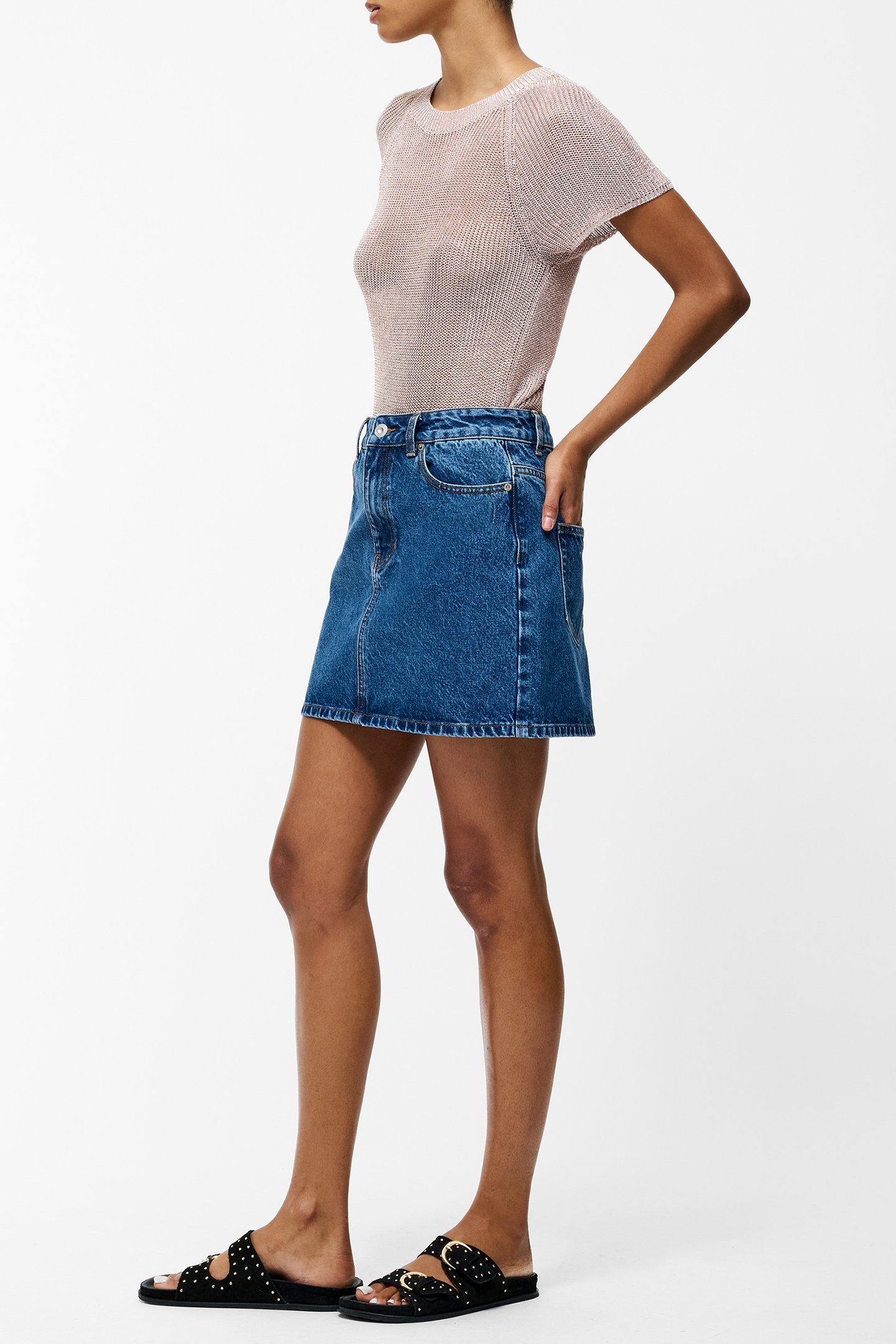 DALLAS DENIM MINI SKIRT VINTAGE 3
