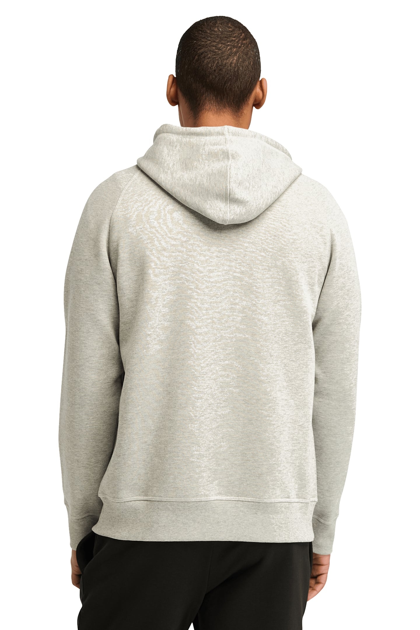 EXETER RIVER BRUSHED BACK FULL ZIP HOODIE MEDIUM GREY HEATHE 2