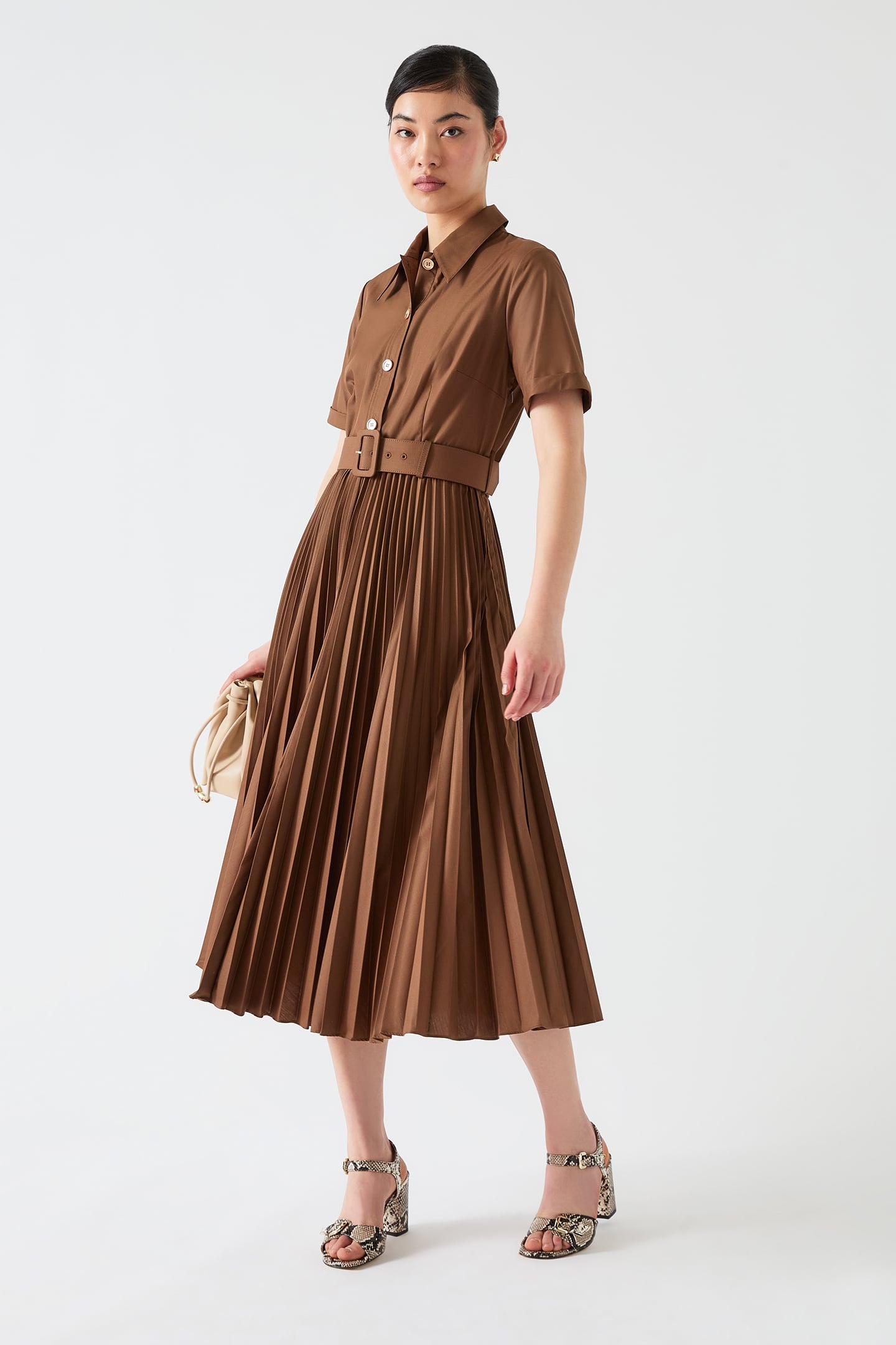 DR CALLY PLEATED SHIRT DR COCOA 2