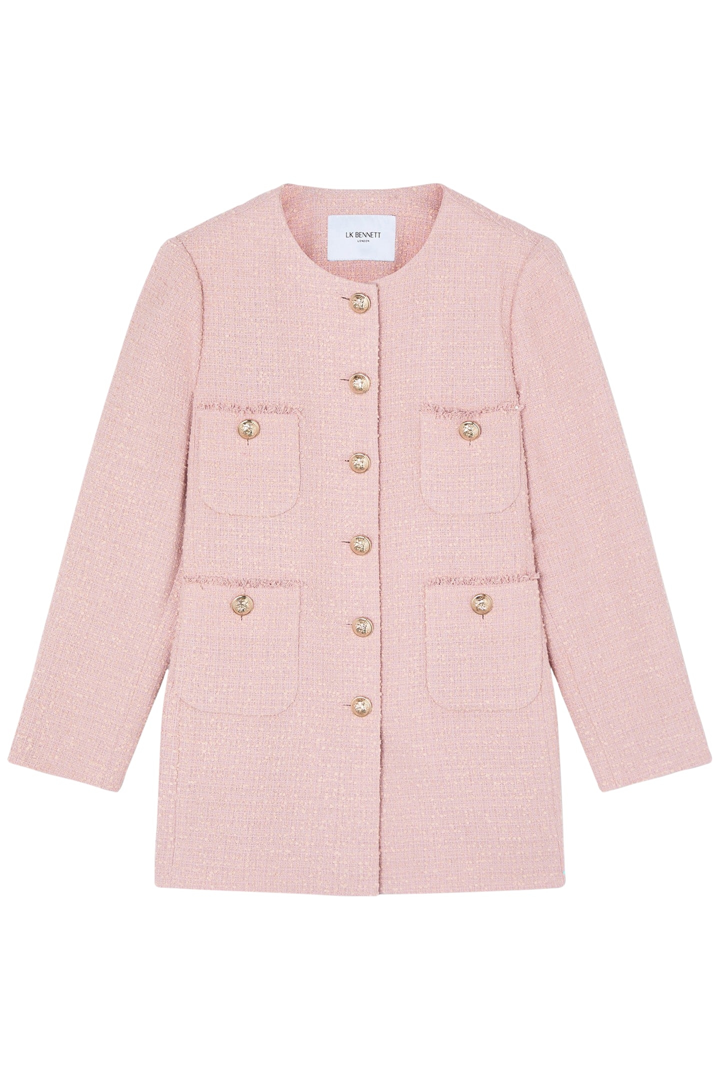 JK ROSIE TWEED JACKET LIGHT PINK 3