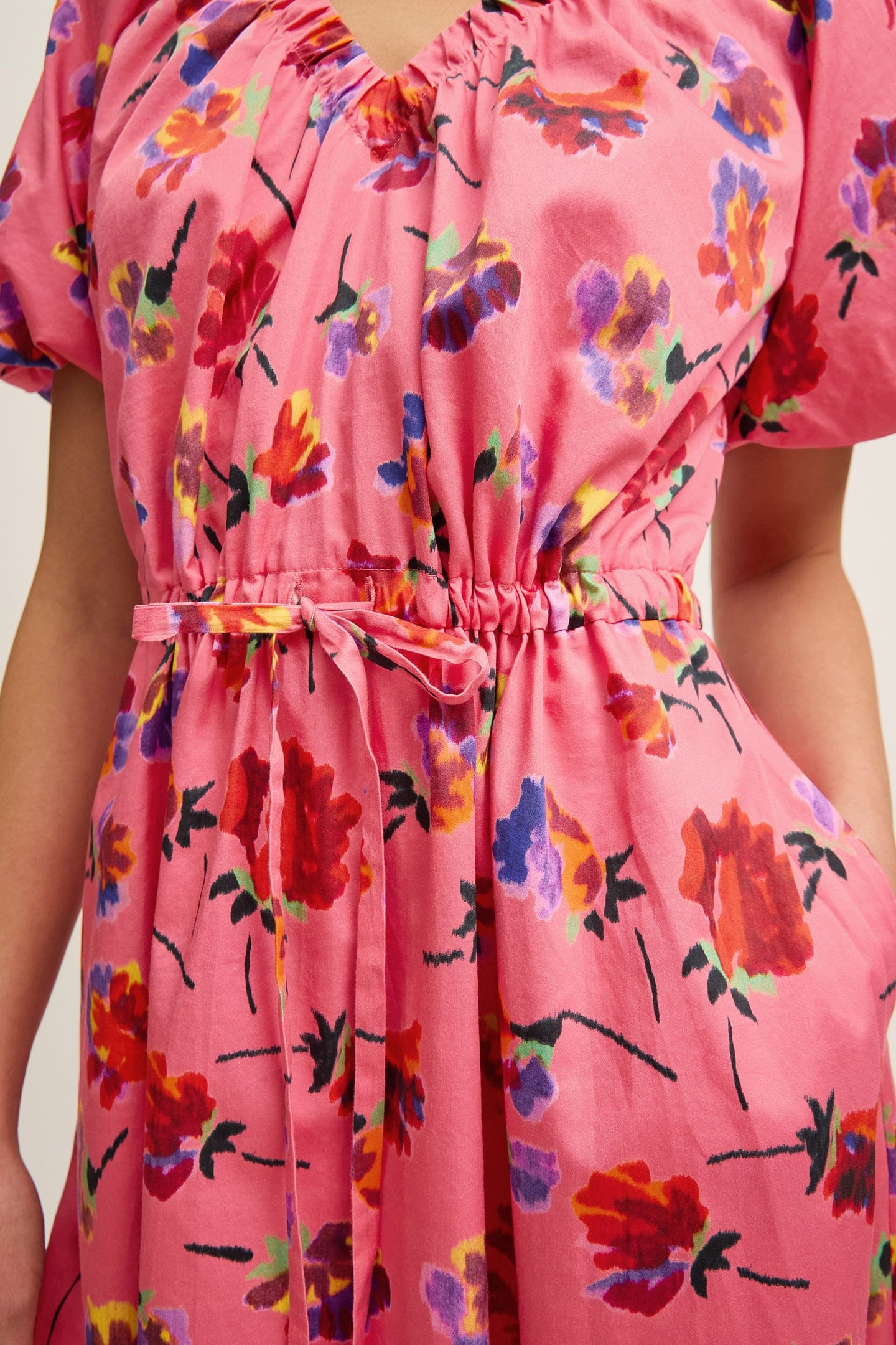 DR BRIGITTE IKAT DRESS PINK 5