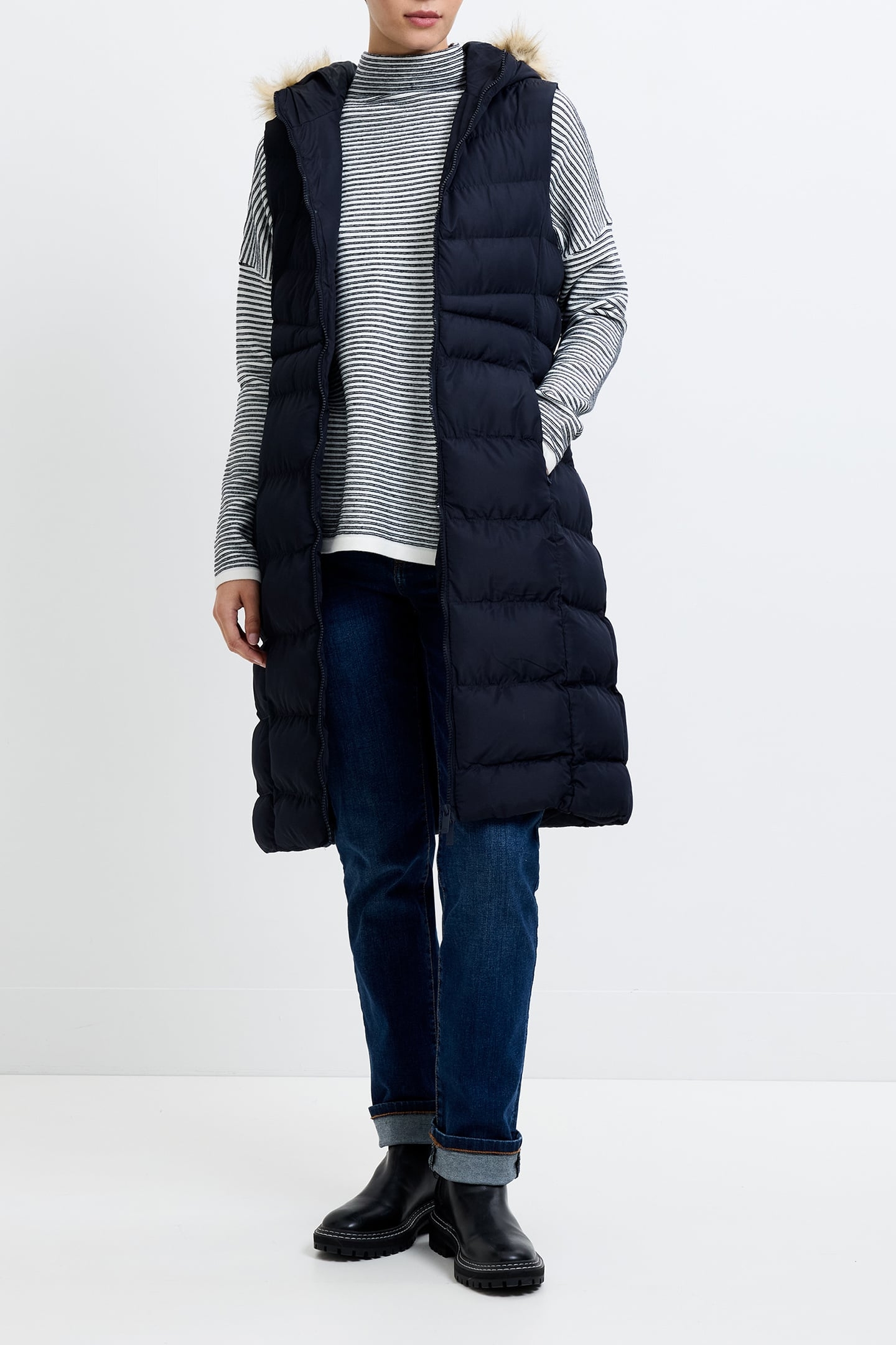 CHEV PARKA GILET M MIDNIGHT BLUE 4