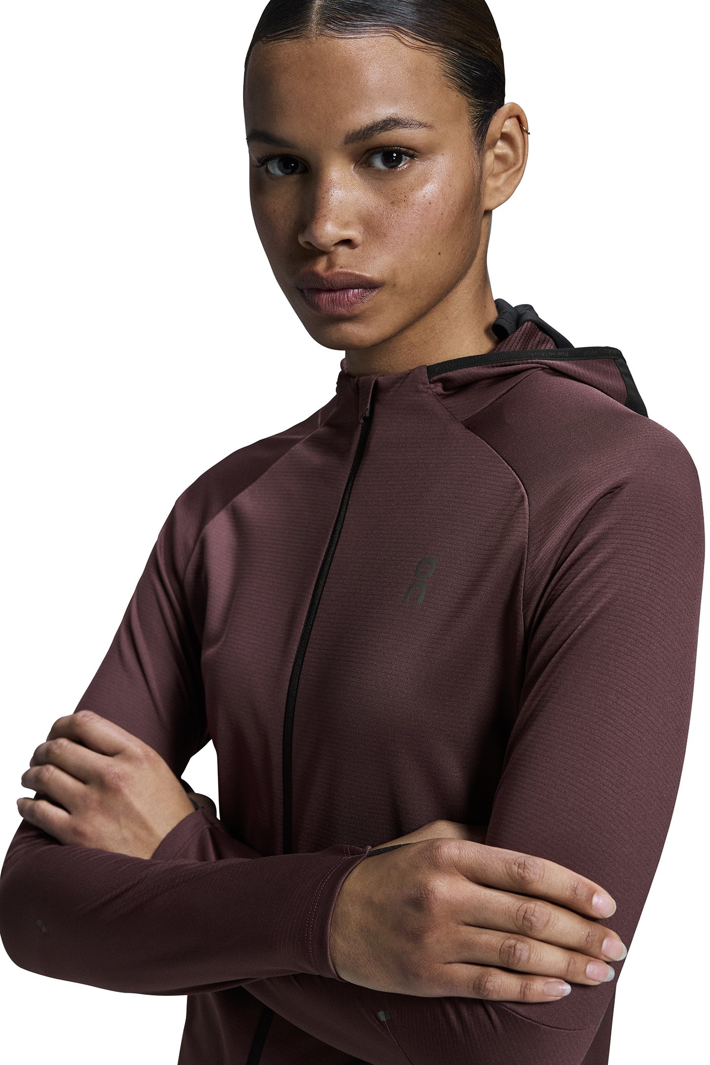 CLIMATE ZIP HOODIE MULBERRY 3