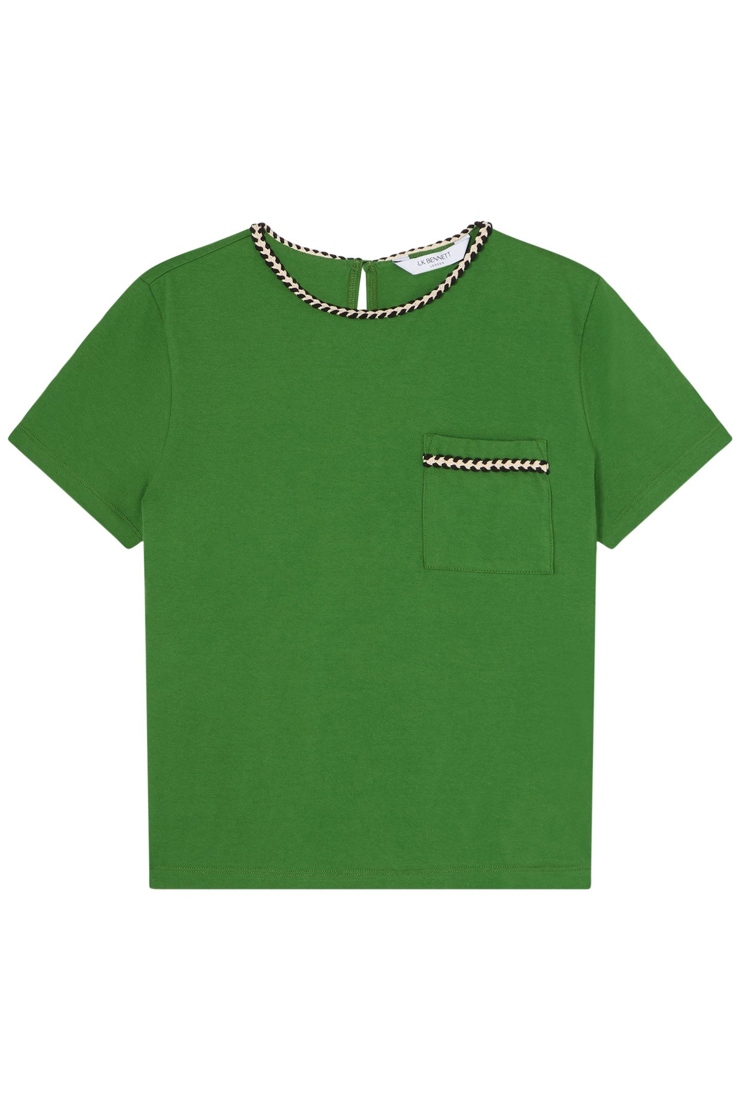 TJ VITA TAPE TRIM T-SHIRT GREEN 3