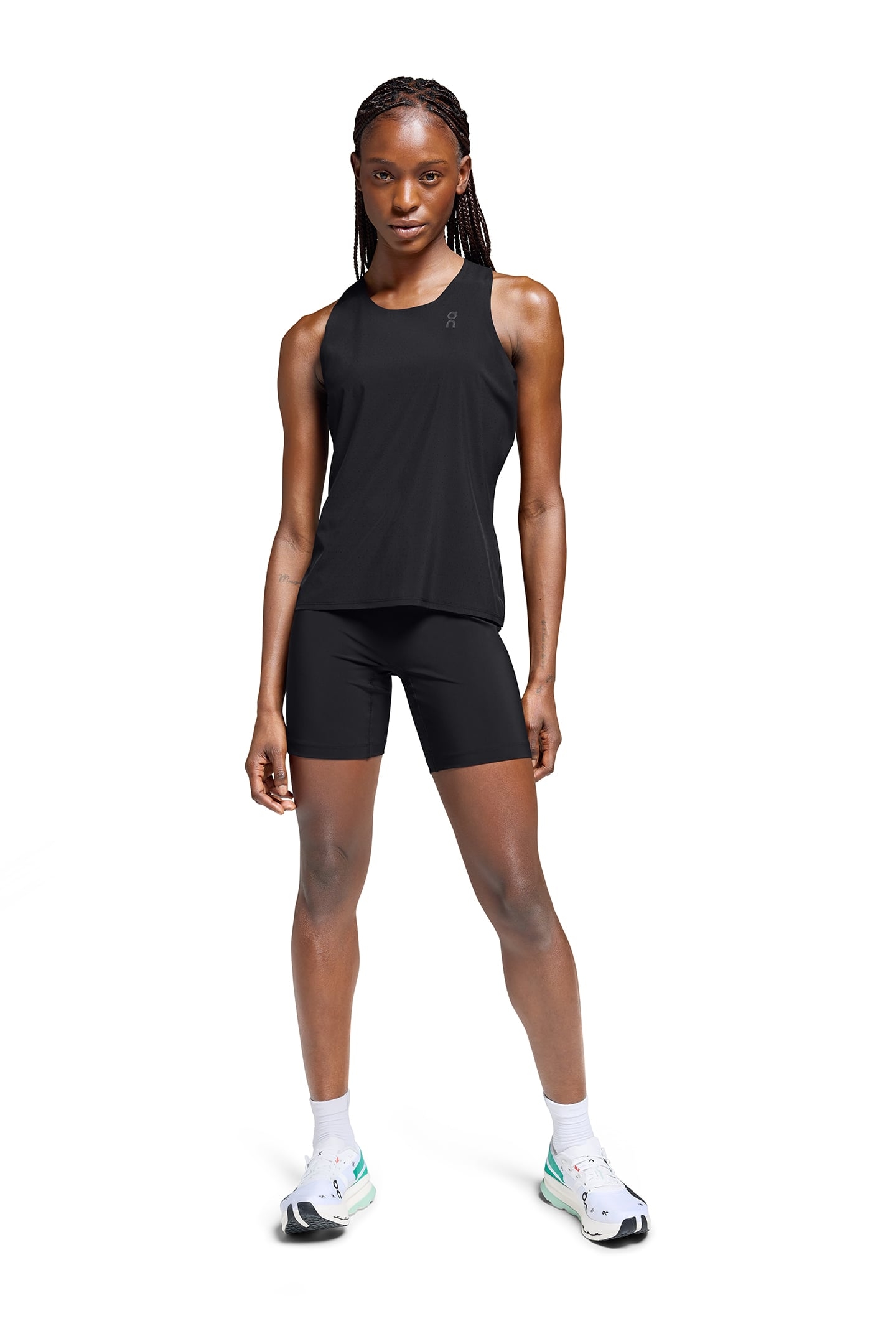 RACE SINGLET BLACK 2