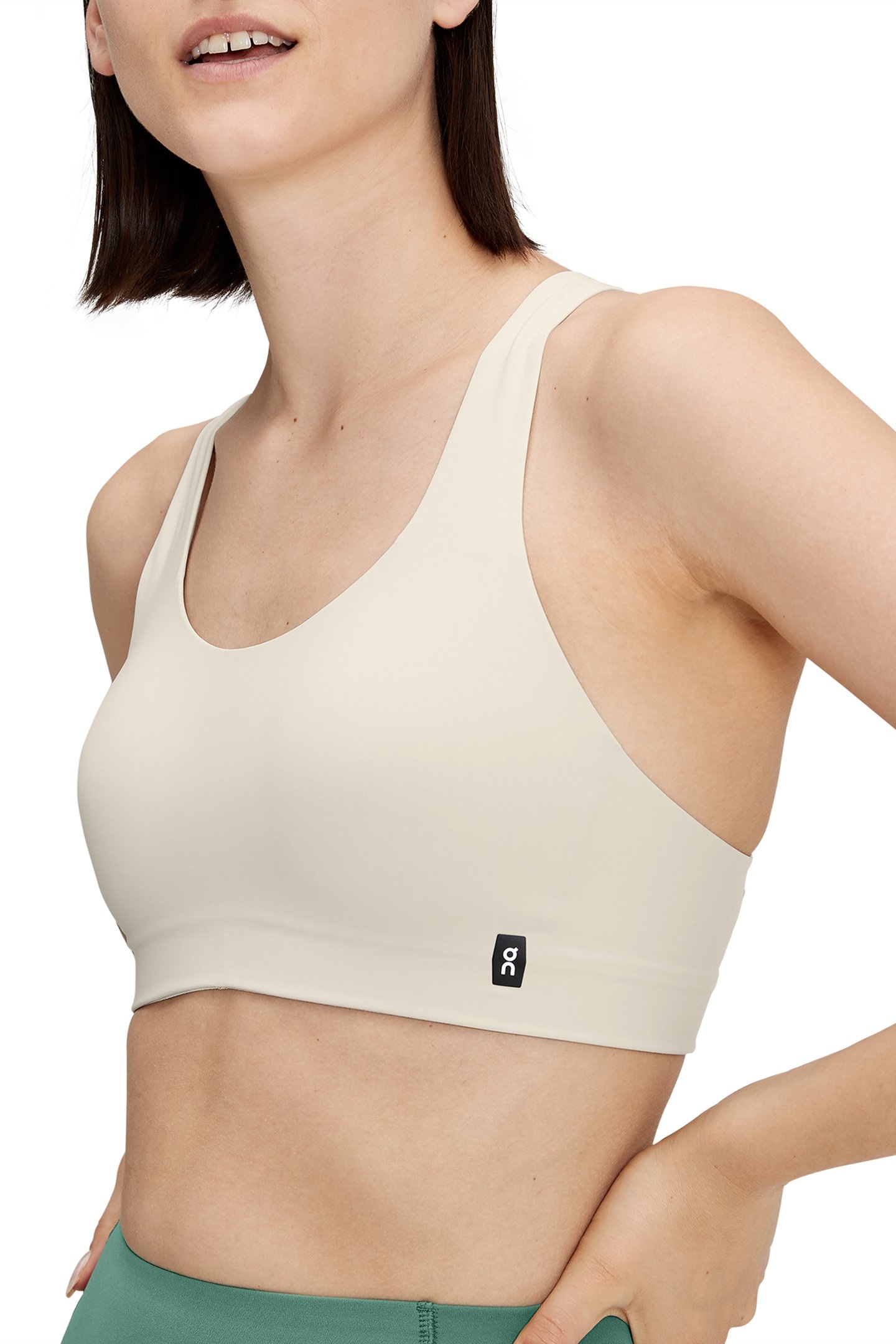 ACTIVE BRA UNDYED-WHITE 2