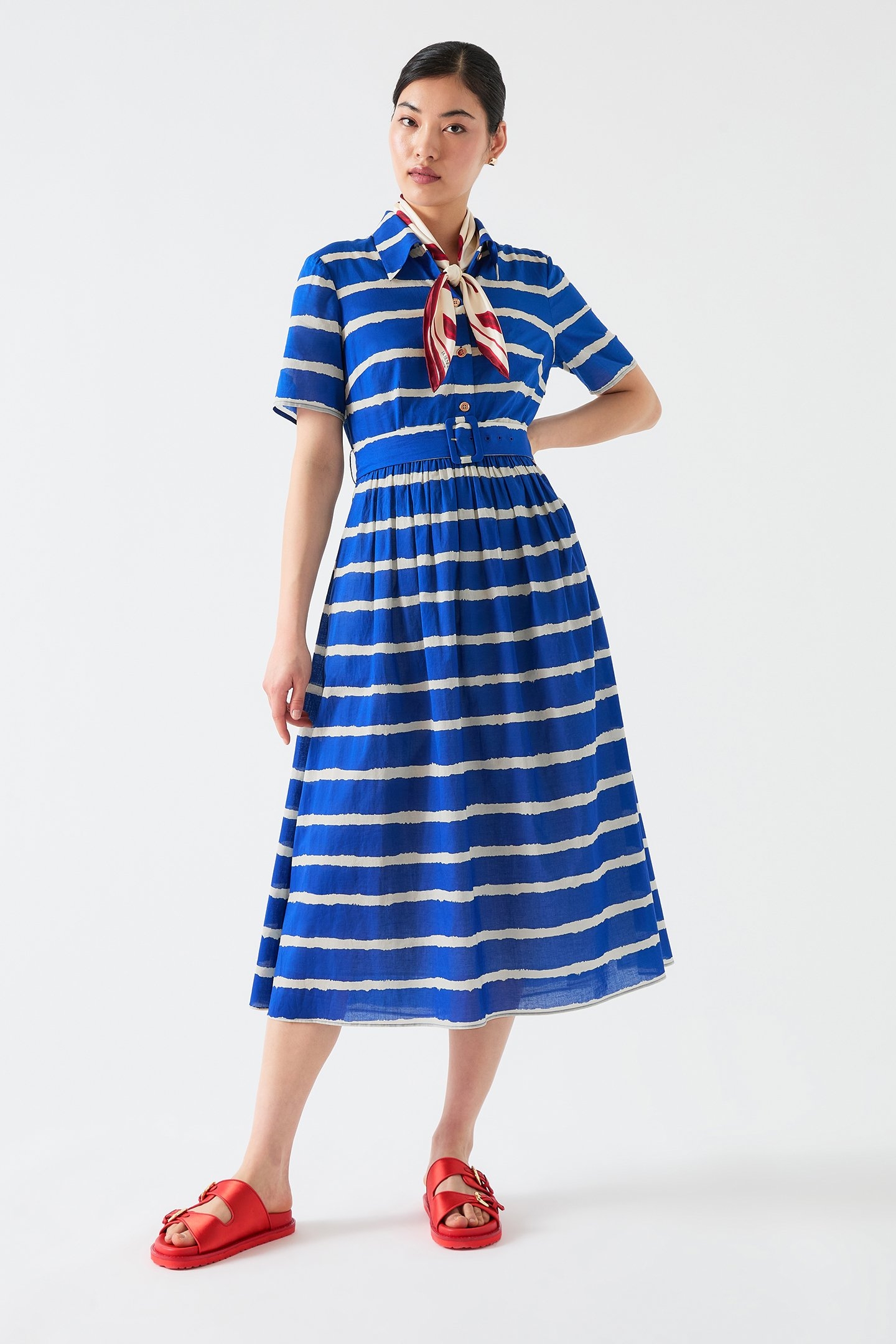 DR BRIELLE TIE DYE DRESS BLUE 3