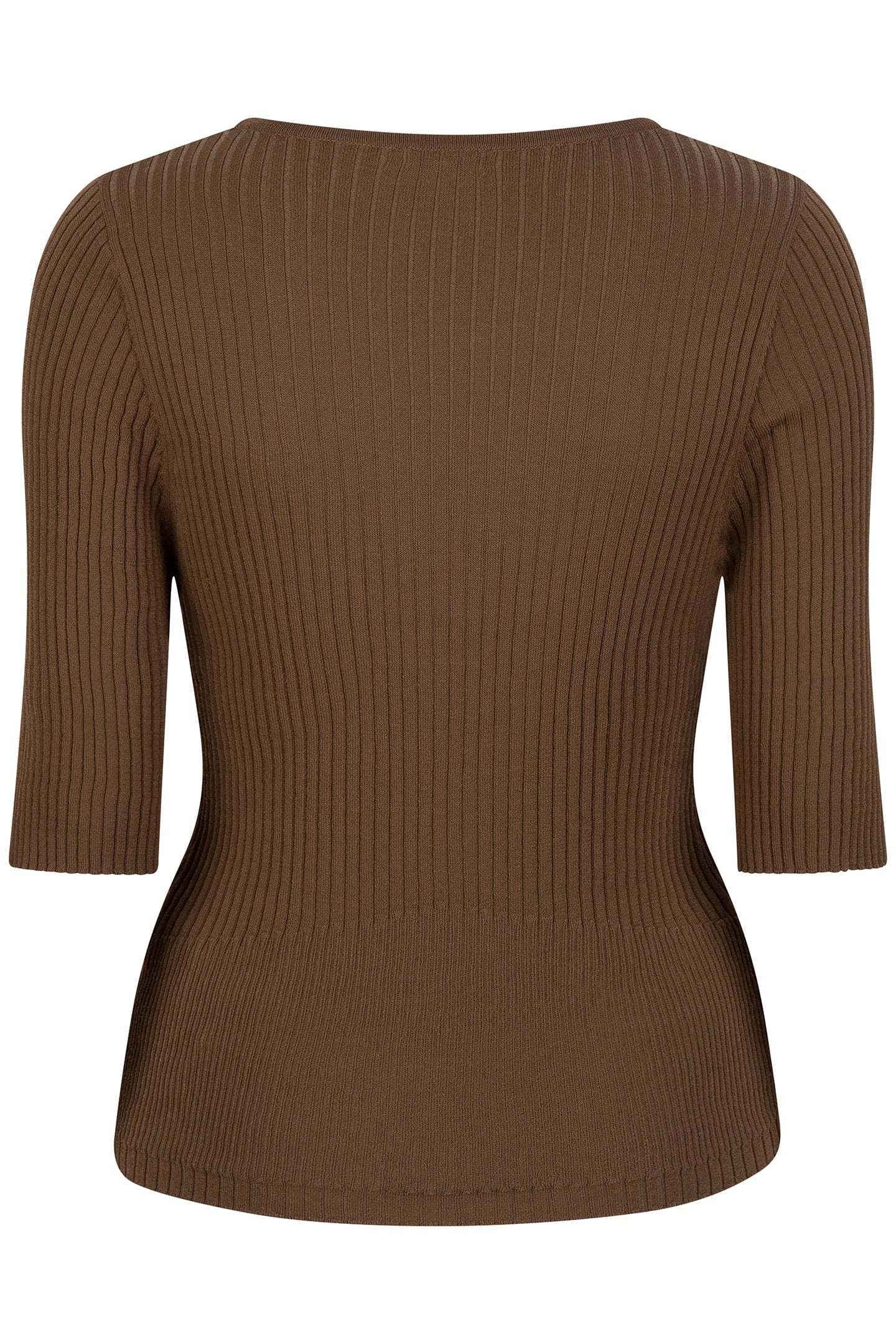 TOP KNITTED MIXED RIB ARMY GREEN 4