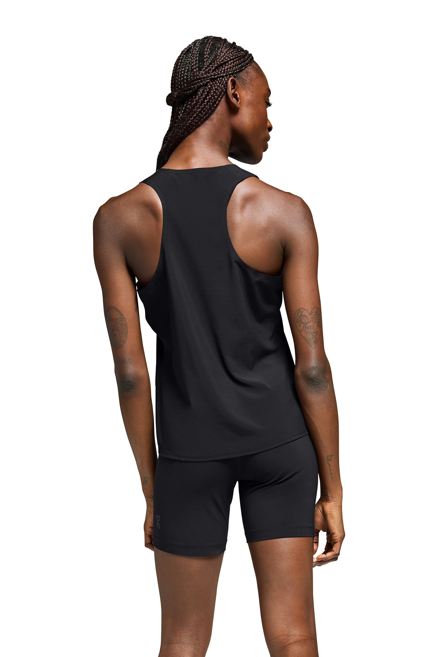 RACE SINGLET BLACK 5
