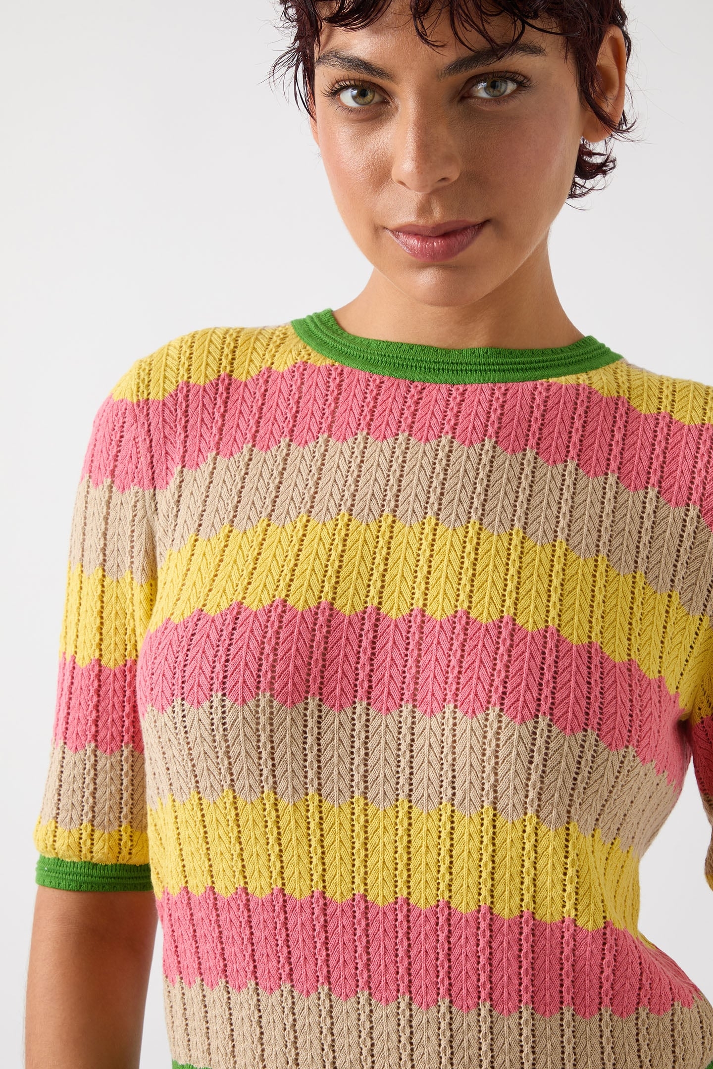 TK CINZIA ZIG ZAG KNIT GREEN 4