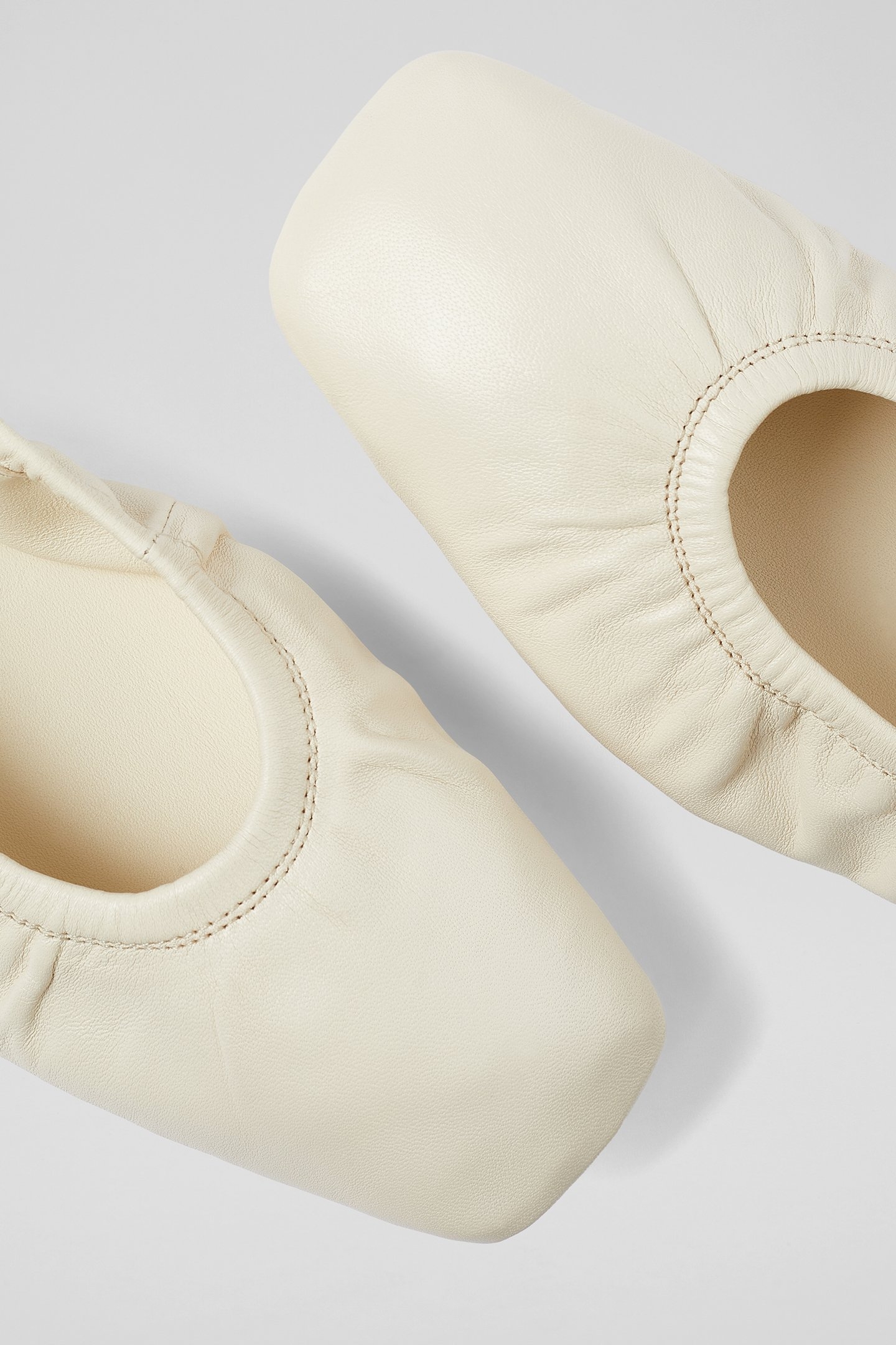 FL TAYLA FOLDED BALLERINA ECRU 7