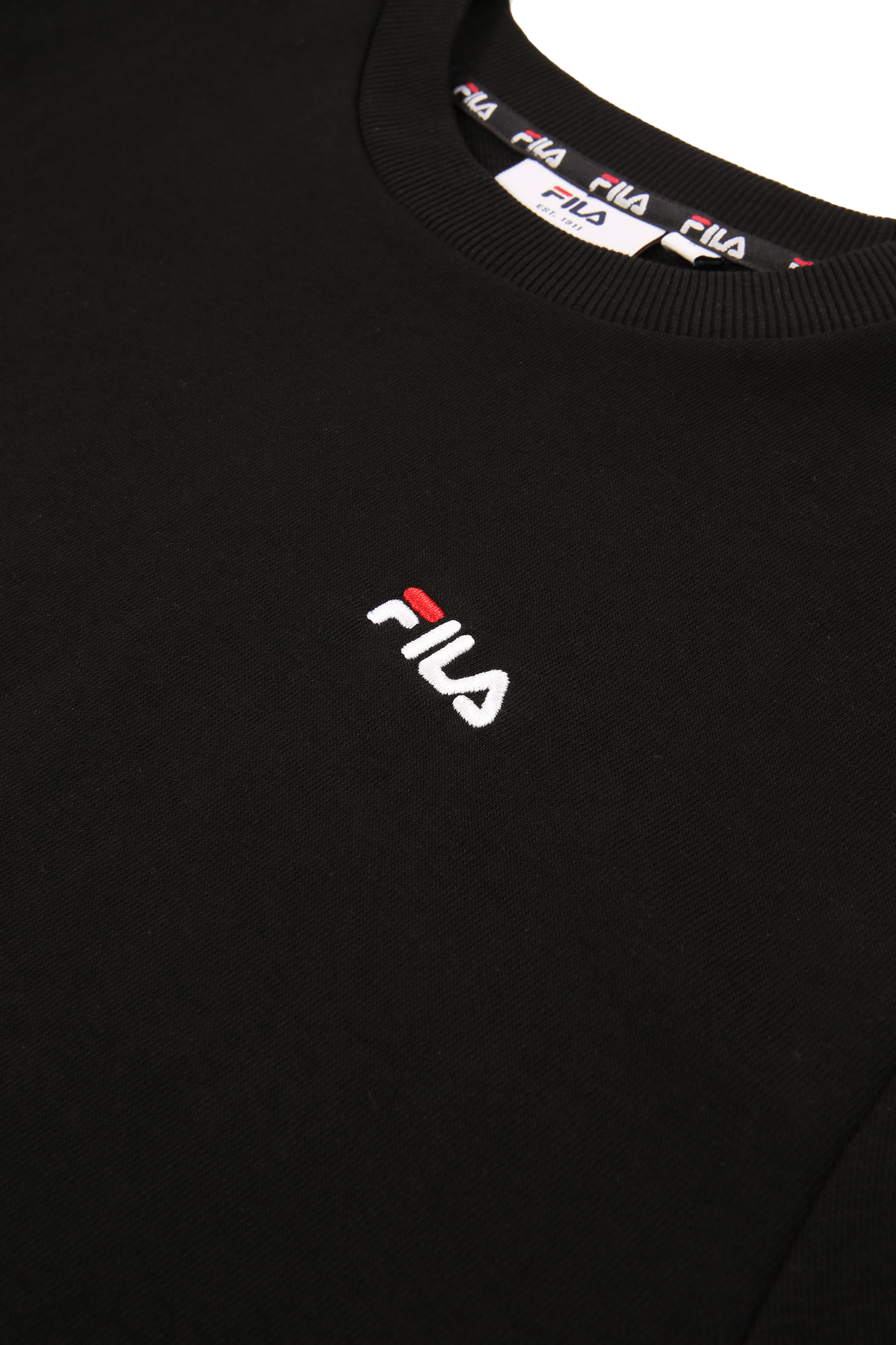 ZDUNA LOGO CREW SWEAT BLACK 3