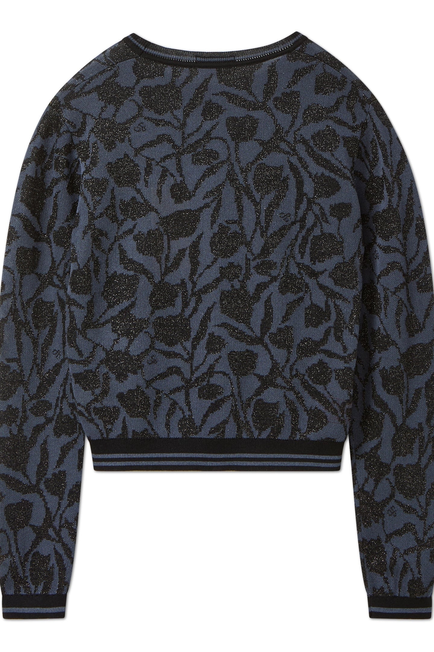 JACQUARD PULLOVER SEABORNE/ BLACK NIGHT LUREX 6