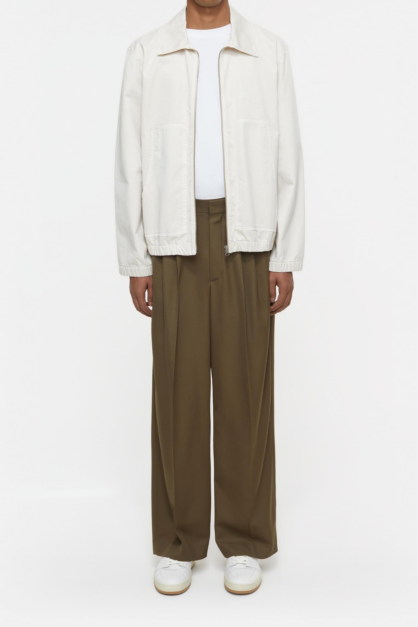 WORKER JACKET LIME BEIGE 2