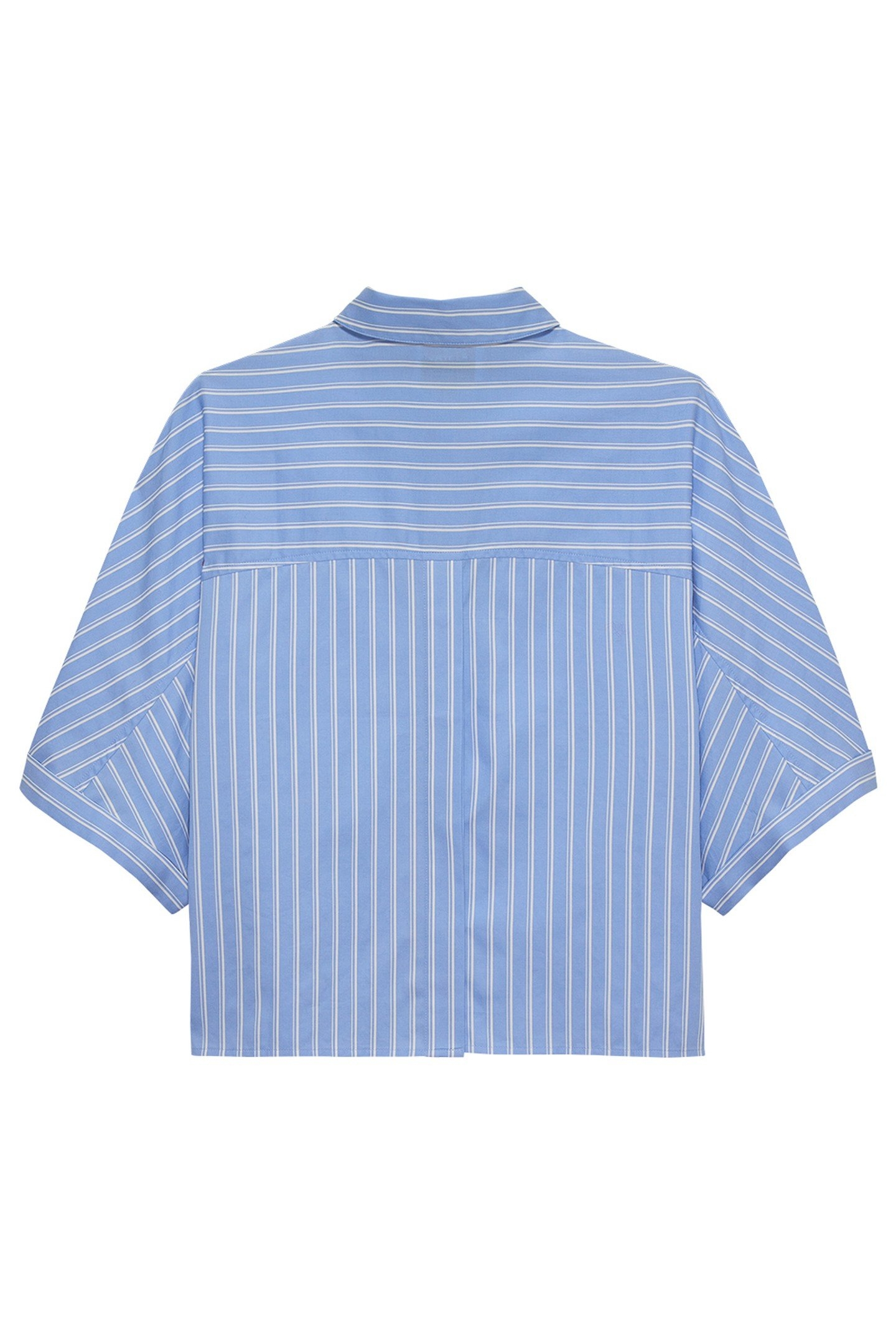 SHORT SLEEVE BLOUSE CORNFLOWER BLUE 5