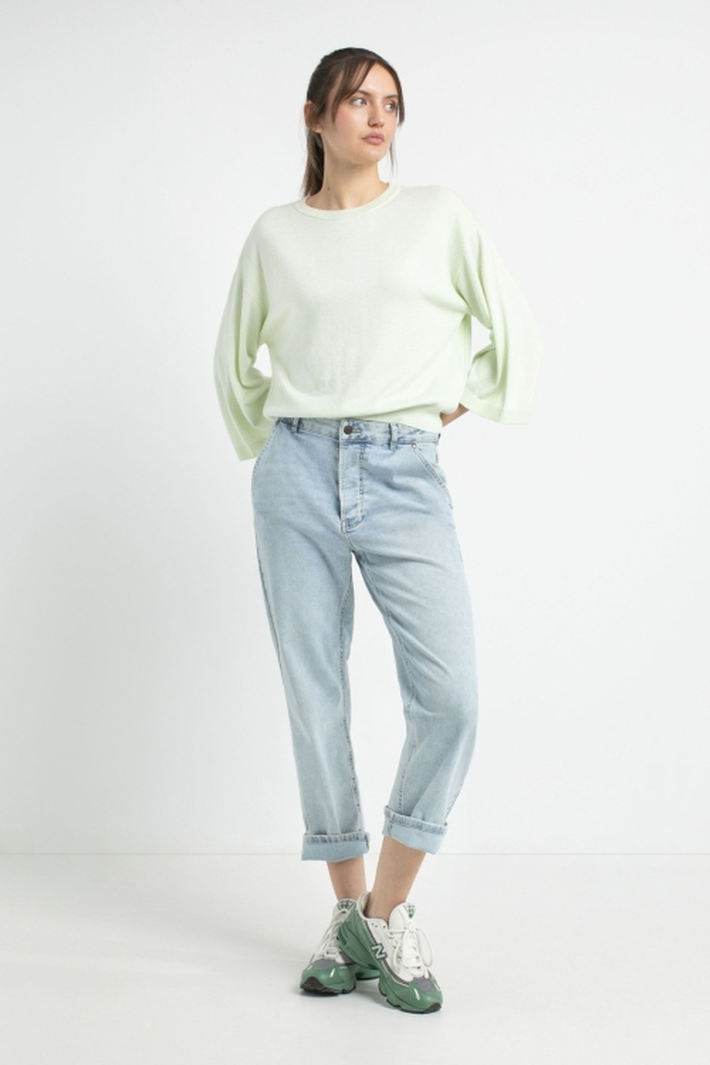 JANOU SWEATER KEY LIME 2