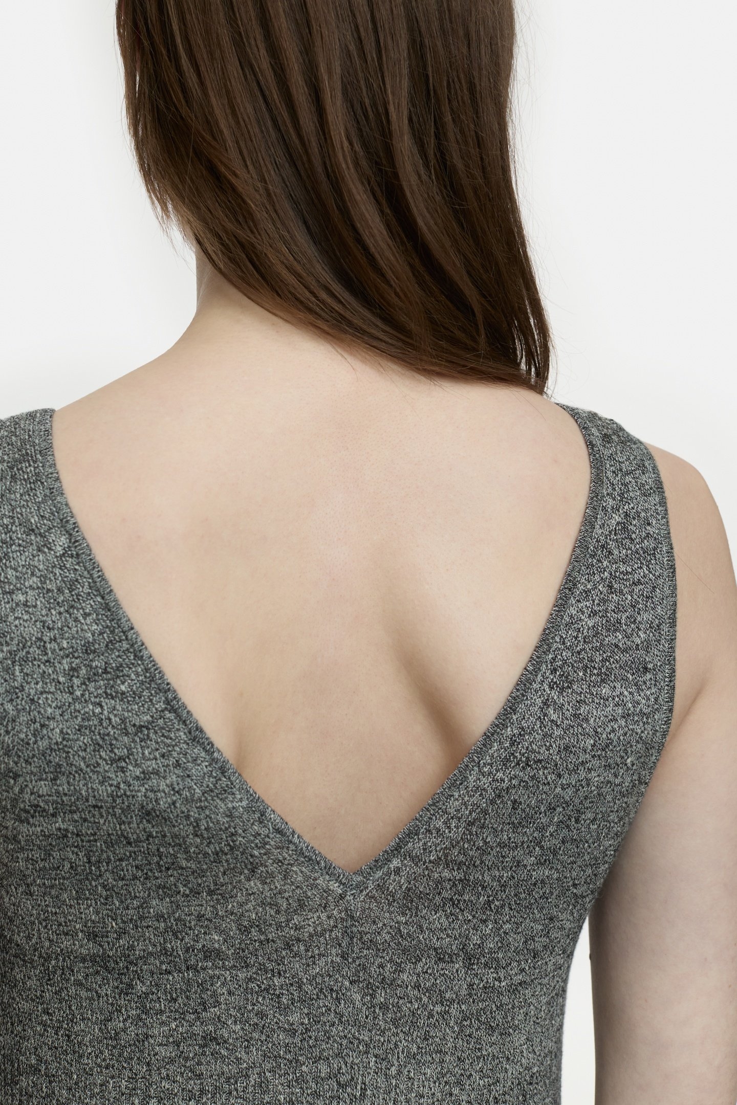 STRAP RIB DRESS BLACK 6