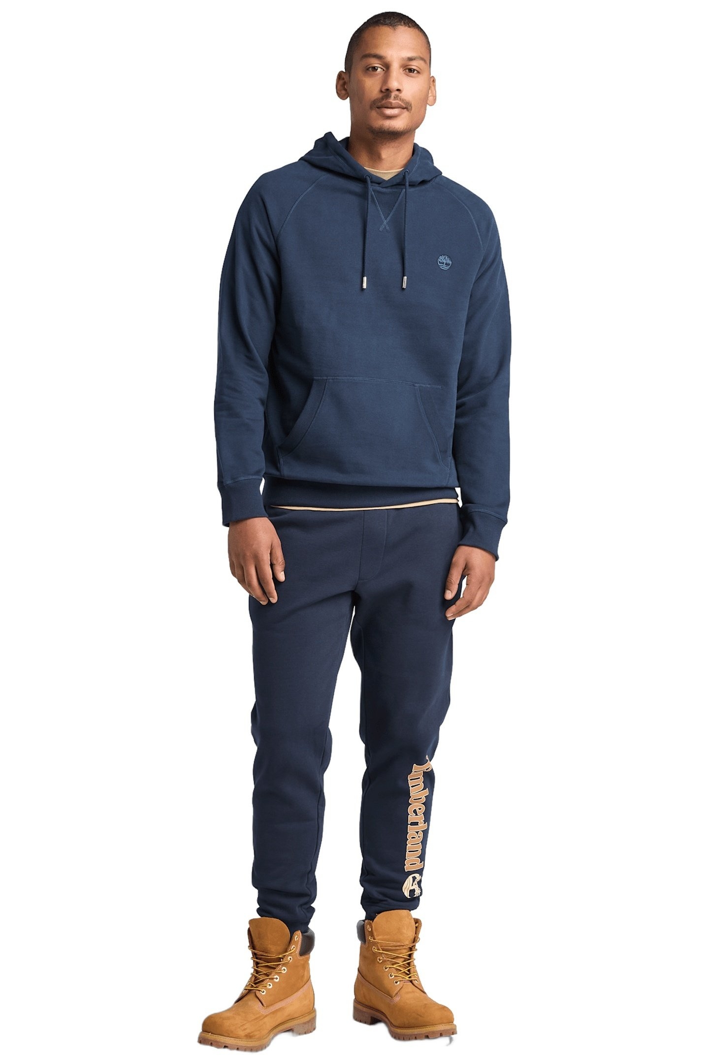 EXETER RIVER LOOPBACK HOODIE DARK SAPPHIRE/DARK DENIM 2