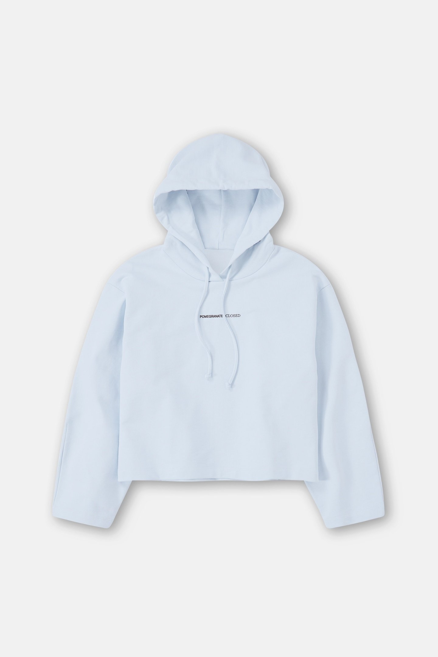 CROPPED HOODIE T-SHIRTS SOFT BLUE 7