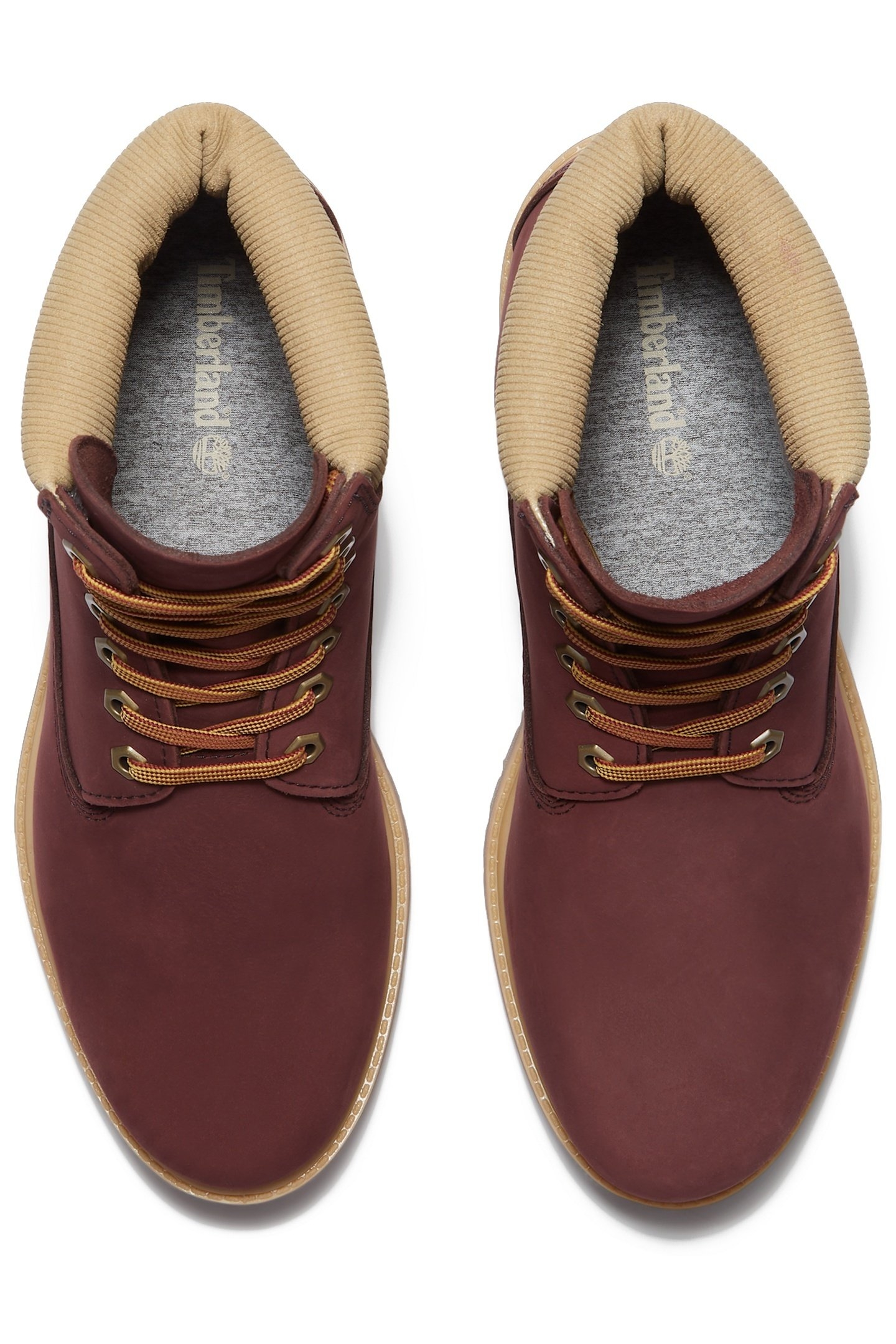 TIMBERLAND PREMIUM 6 INCH LACE UP WATERPROOF BOOT BURGUNDY N 8