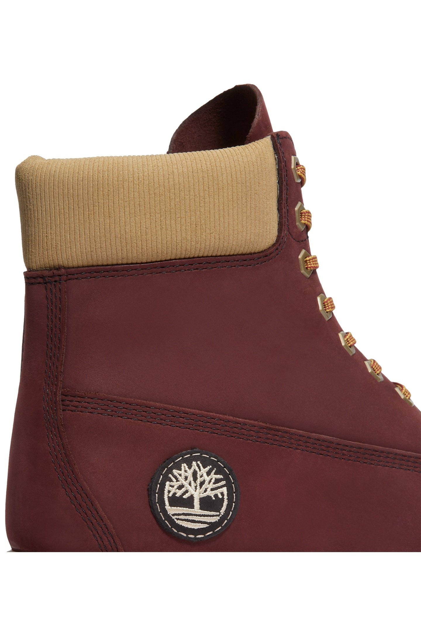 TIMBERLAND PREMIUM 6 INCH LACE UP WATERPROOF BOOT BURGUNDY N 4