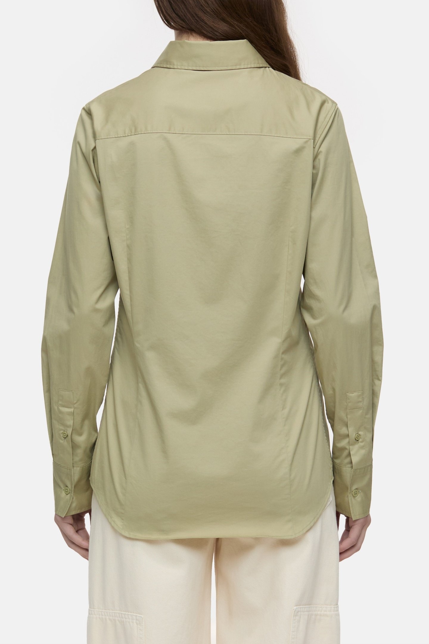 WAISTED SHIRT SAGE TEA 4