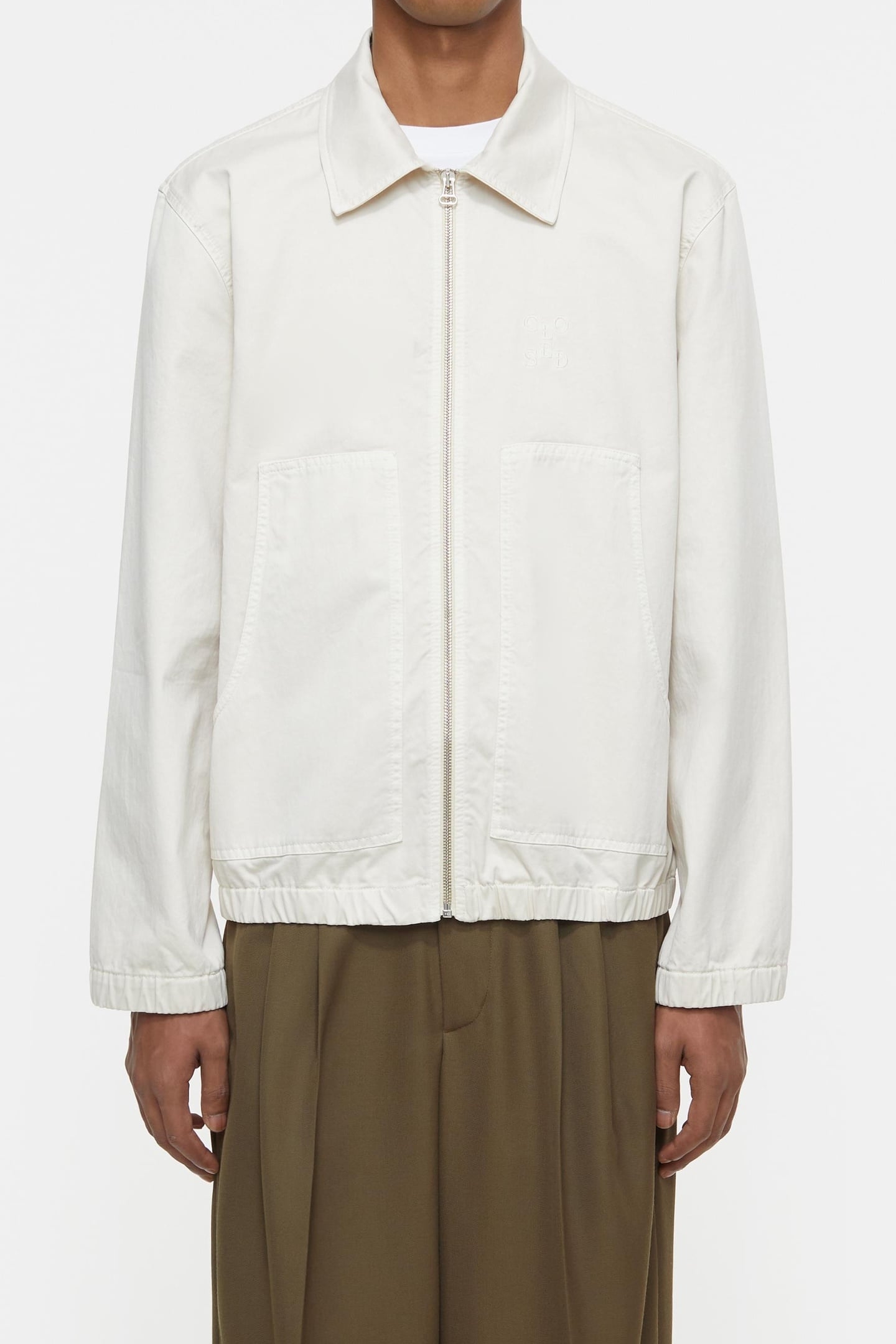 WORKER JACKET LIME BEIGE 1
