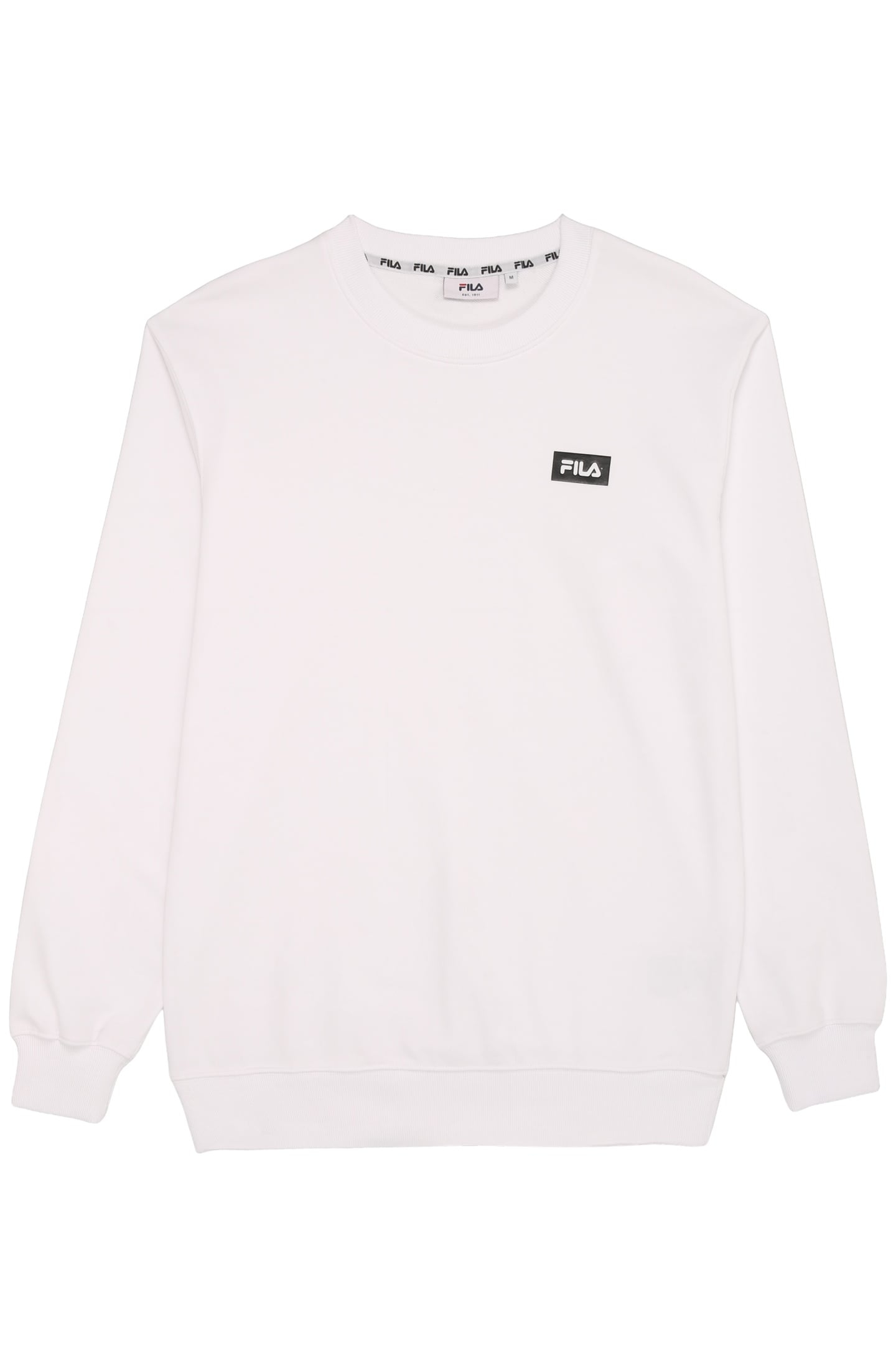 SILON CREW SWEAT BRIGHT WHITE 1