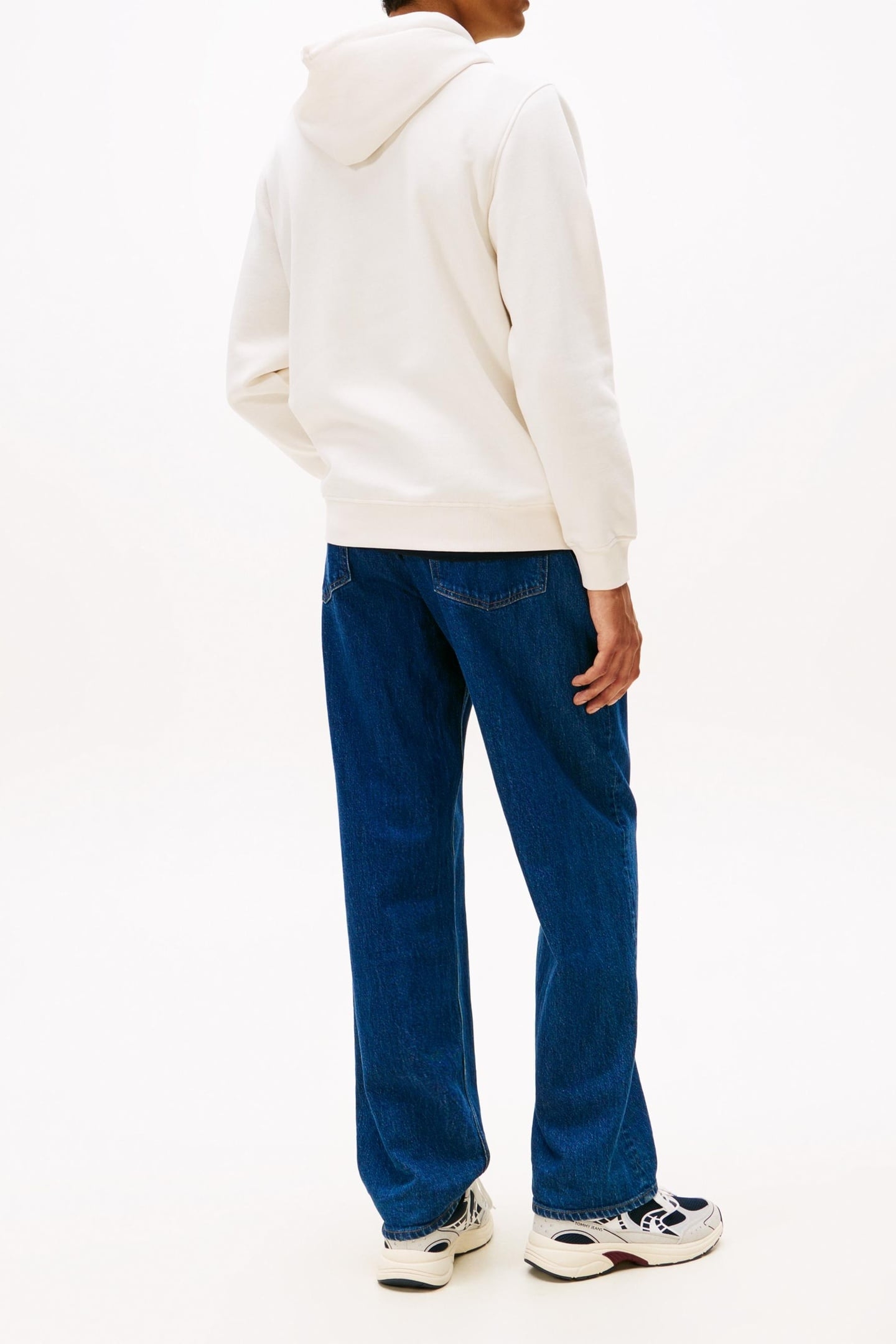 LOGO DRAWSTRING HOODIE ANCIENT WHITE 3