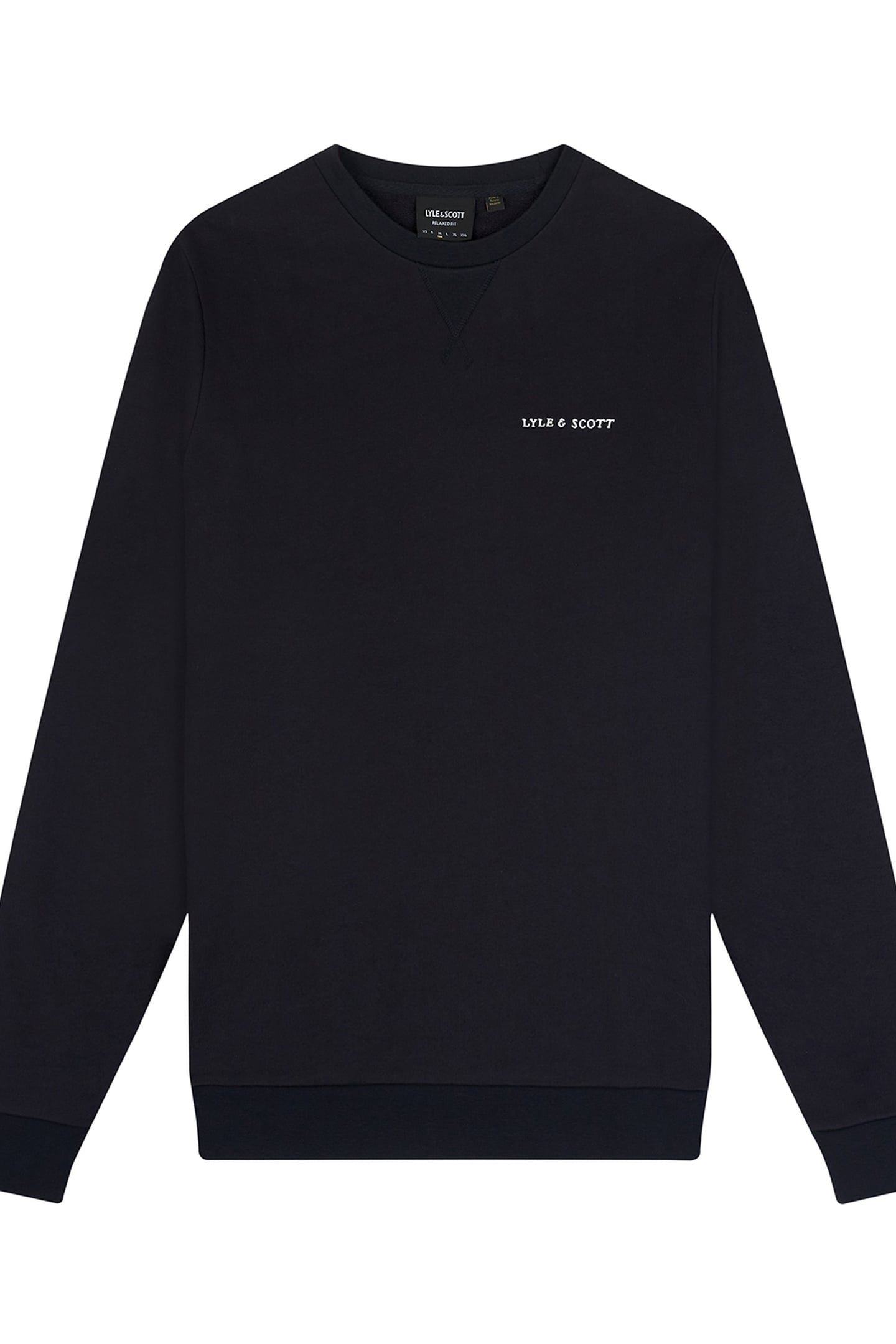 LOOPBACK EMBROIDERED CREW NECK SWEATSHIRT DARK NAVY 4